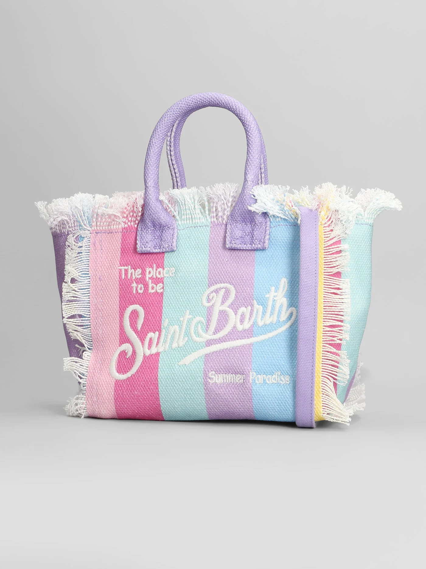 Vanity mini Tote in multicolor cotton - Image 2