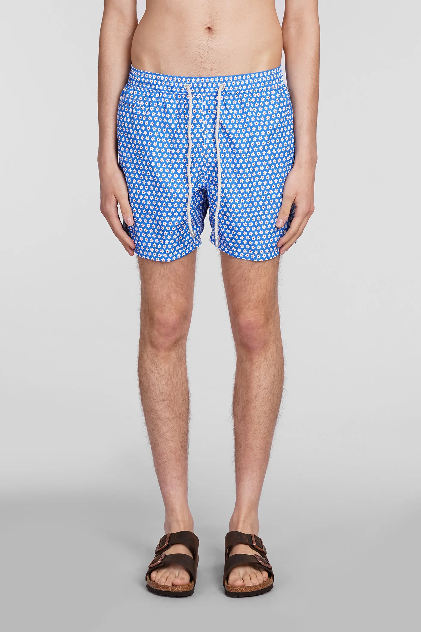 Lighting micro fanta Beachwear in blue polyester