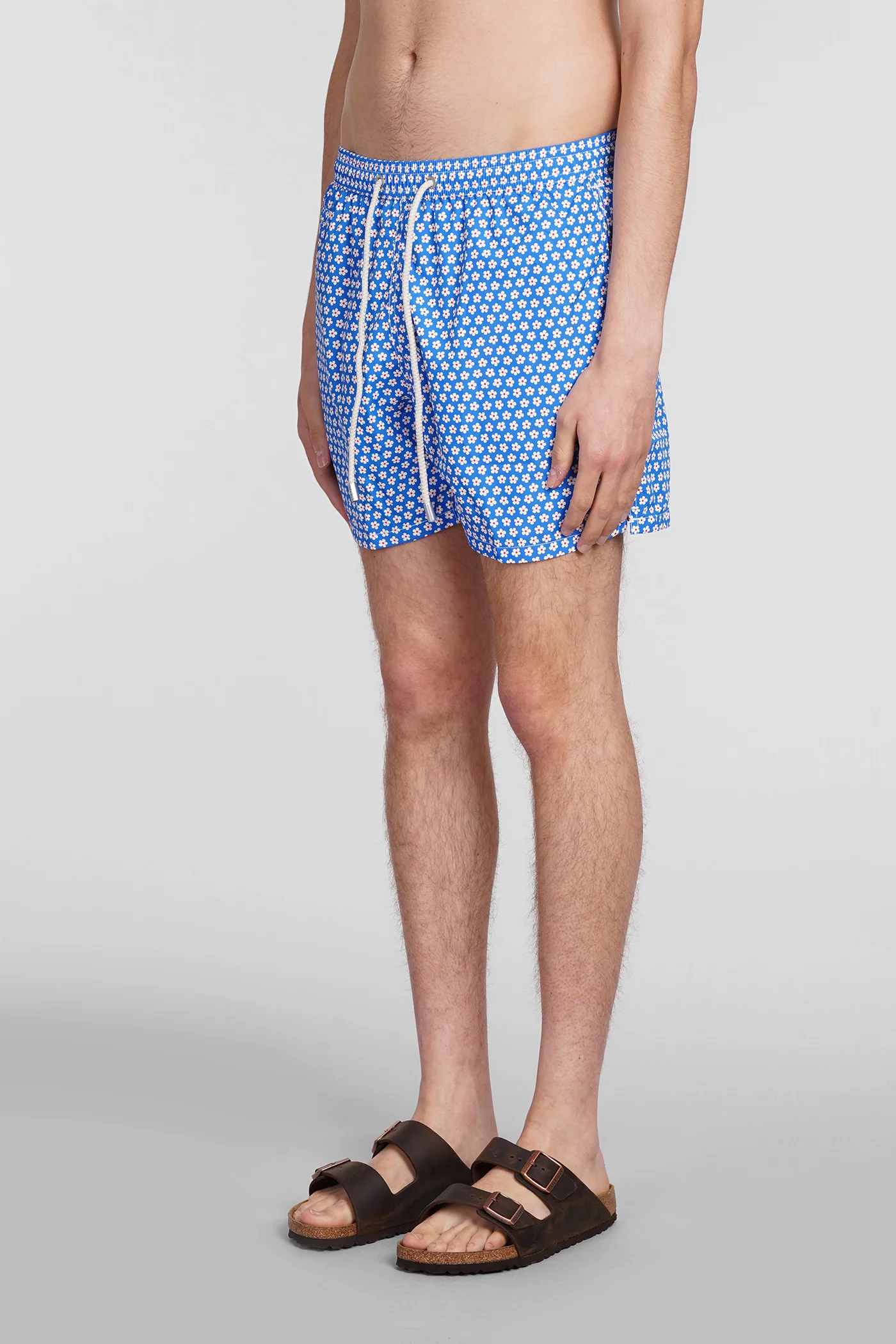 Lighting micro fanta Beachwear in blue polyester - Image 3
