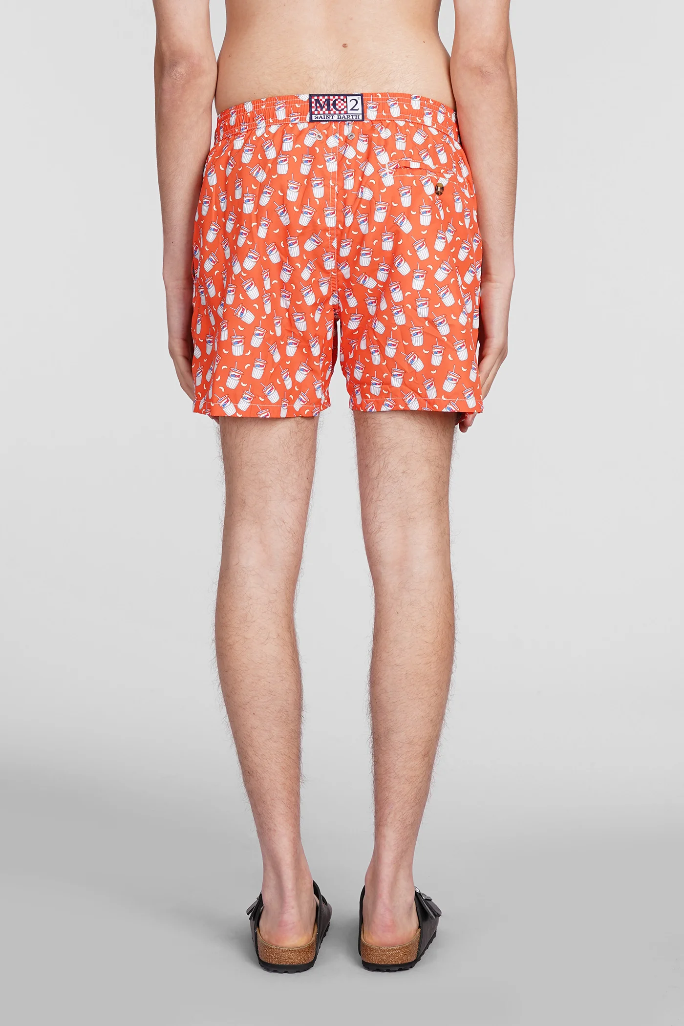 Lighting micro fanta Beachwear in orange polyester - Image 2