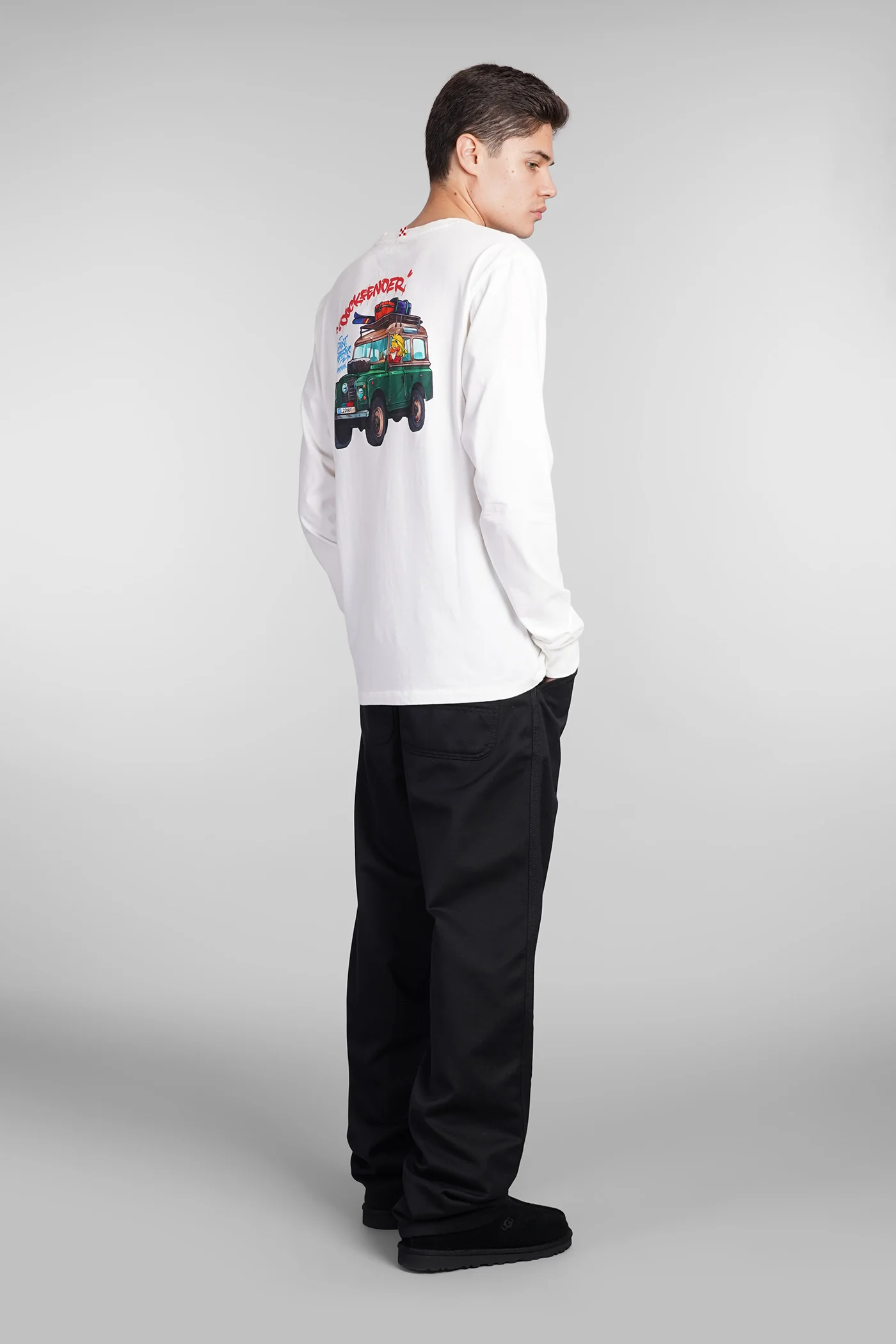 Luton T-Shirt in white cotton - Image 2