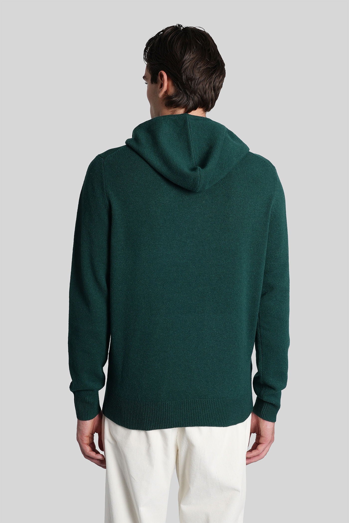 Mahony Knitwear in green wool - Image 3