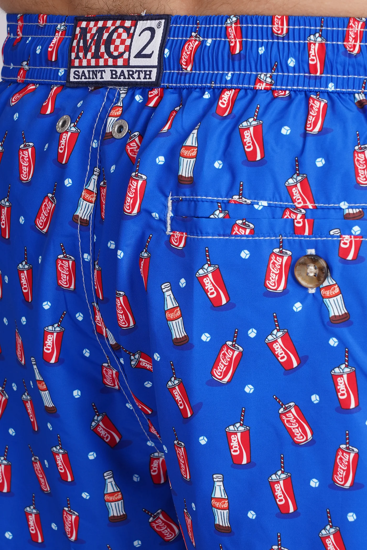 Micro fantasy Beachwear in blue polyester - Image 4