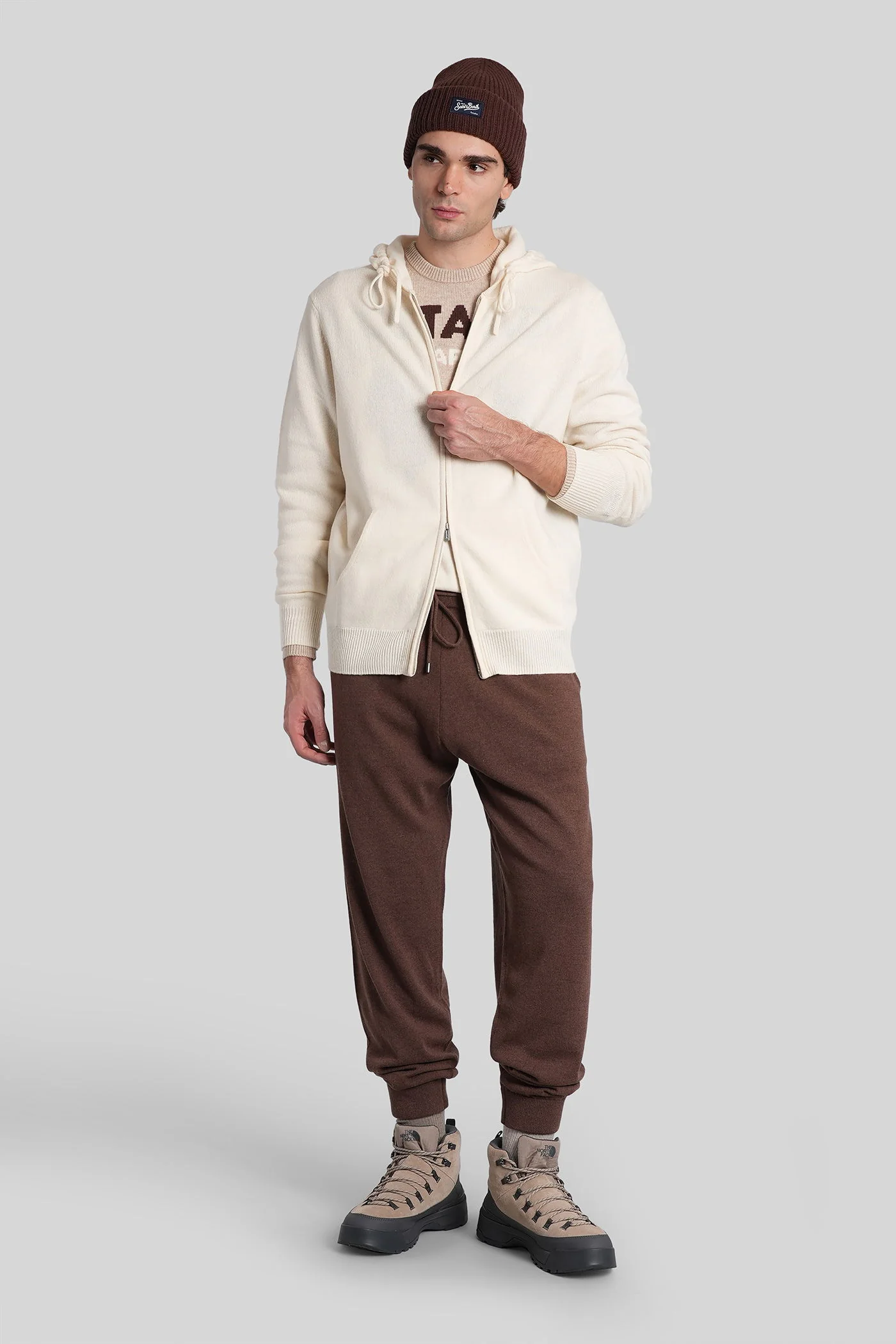 Notting Knitwear in beige wool - Image 2
