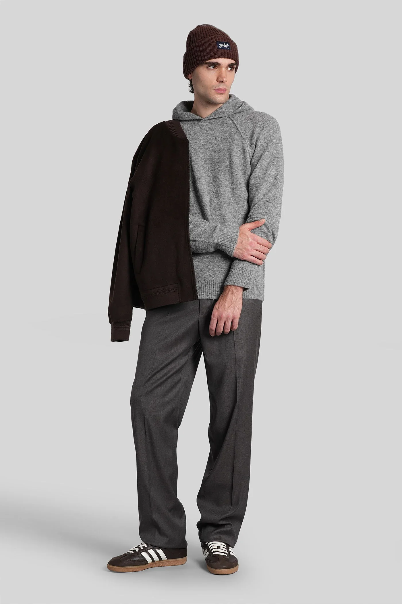 Piccadilly Knitwear in grey Alpaca - Image 2
