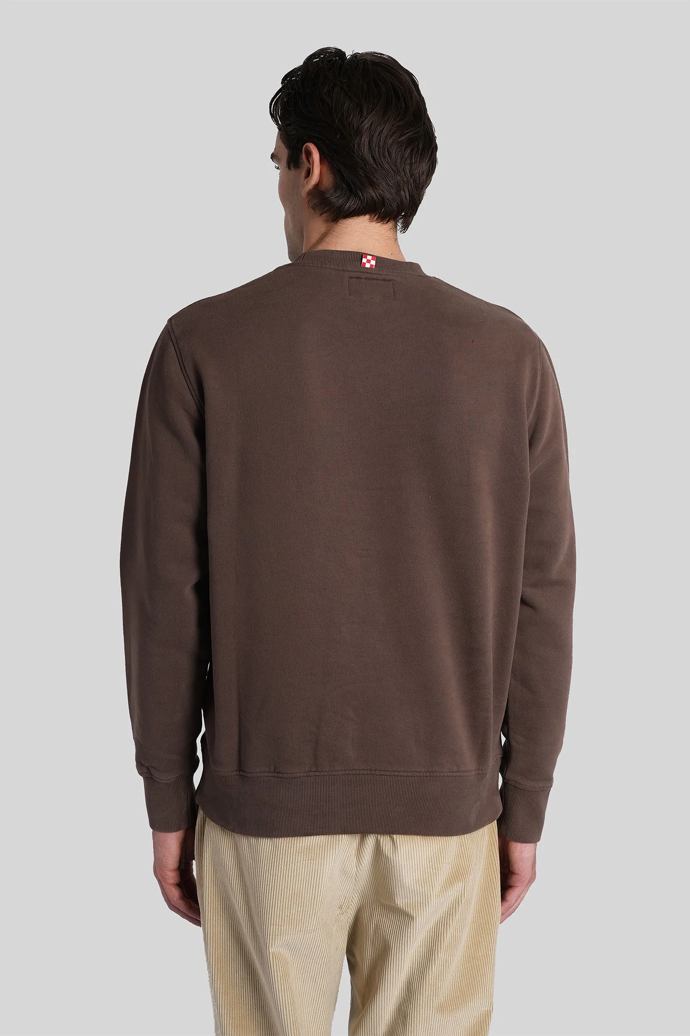 Soho n Sweatshirt in brown cotton - Image 3