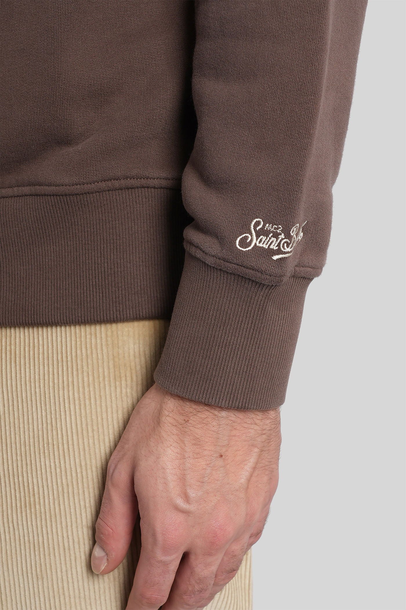 Soho n Sweatshirt in brown cotton - Image 5