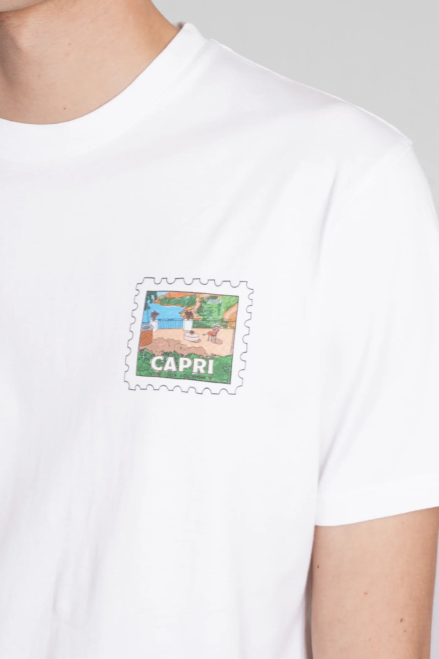 Tshirt man T-Shirt in white cotton - Image 5