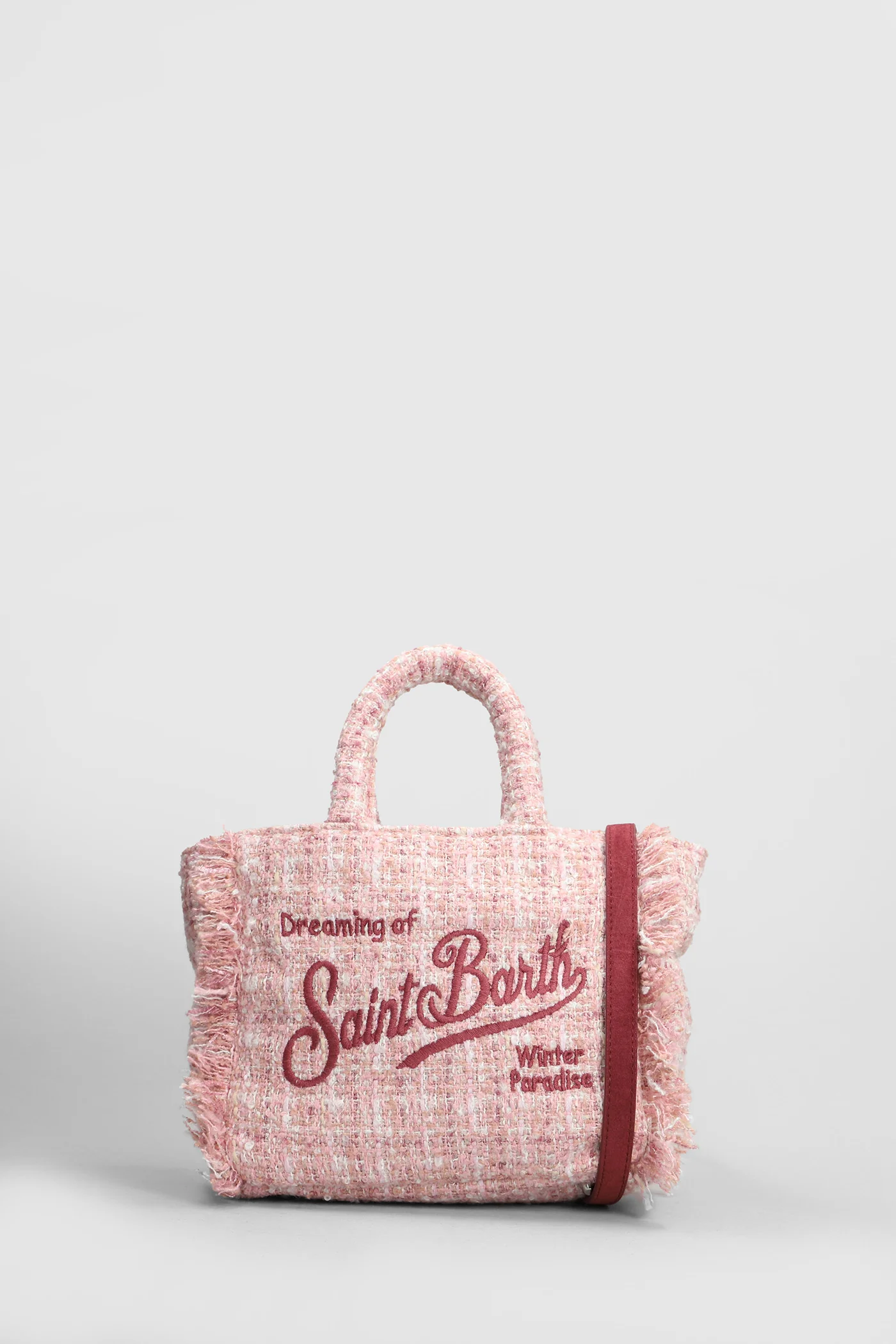 Vanity mini classic Tote in rose-pink polyester