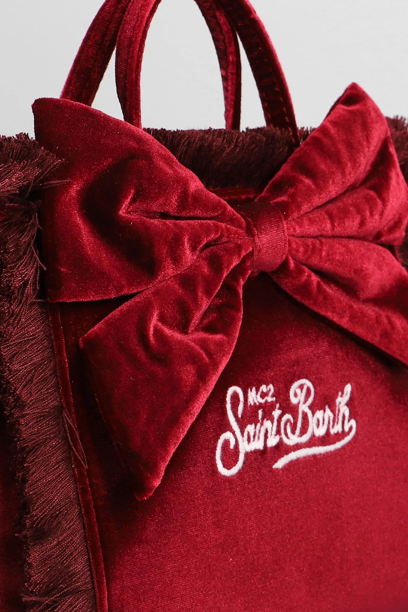 Vanity mini w Tote in bordeaux polyester - Image 4