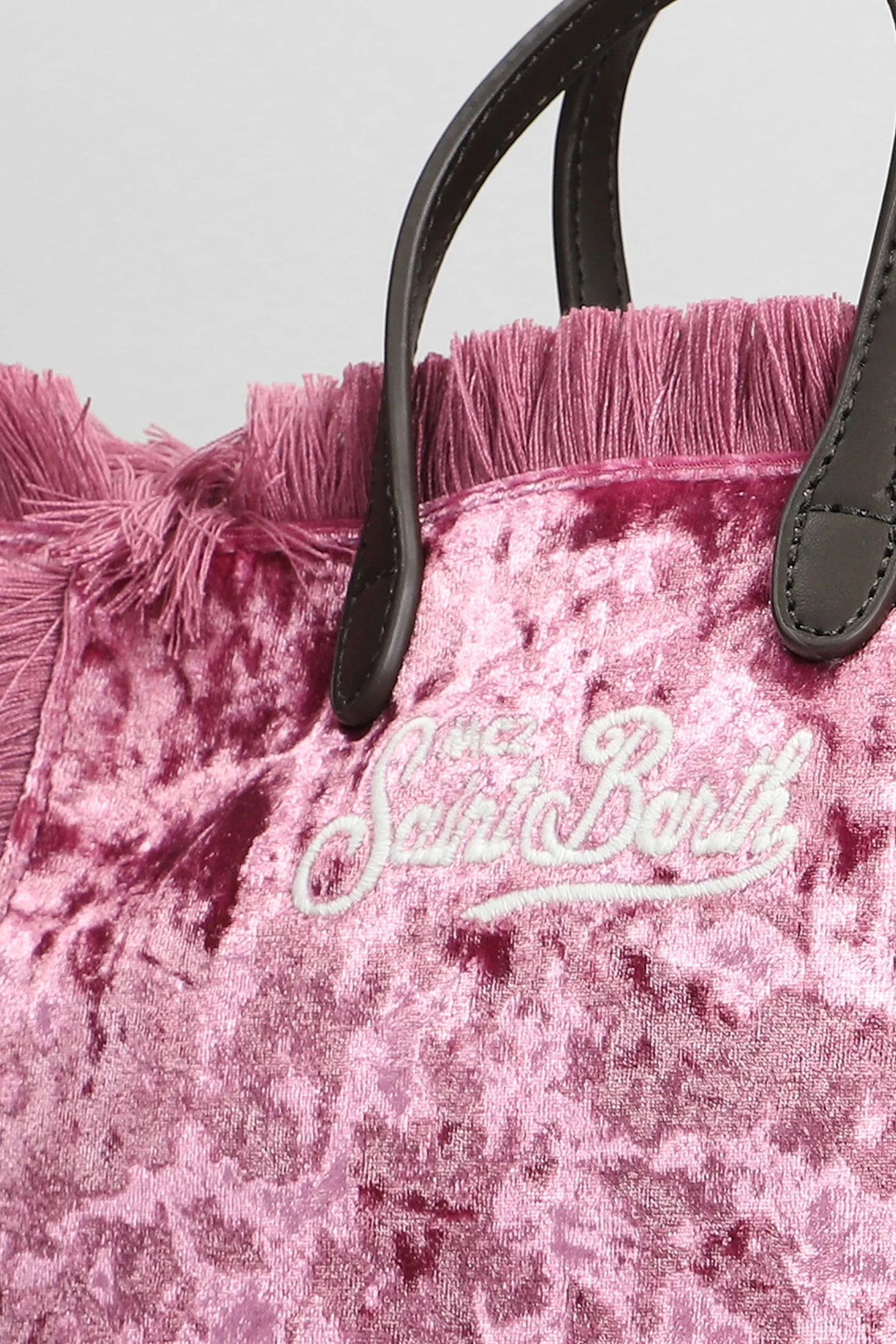 Vanity mini w Tote in rose-pink polyester - Image 4