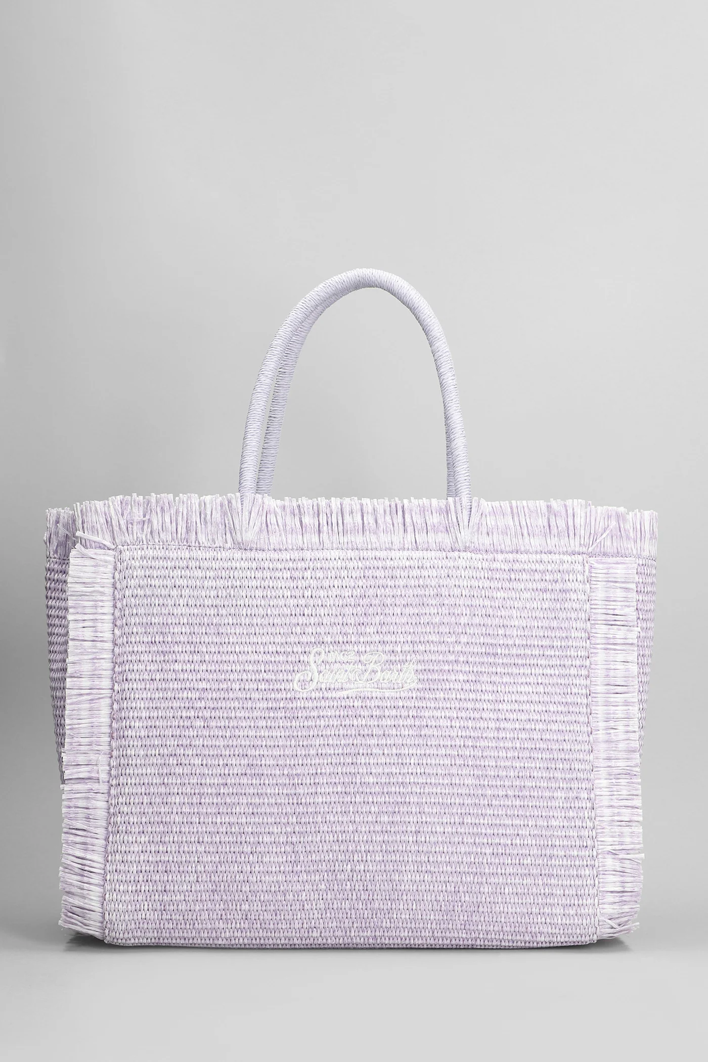 Vanity straw n Tote in Viola raffia - Image 3