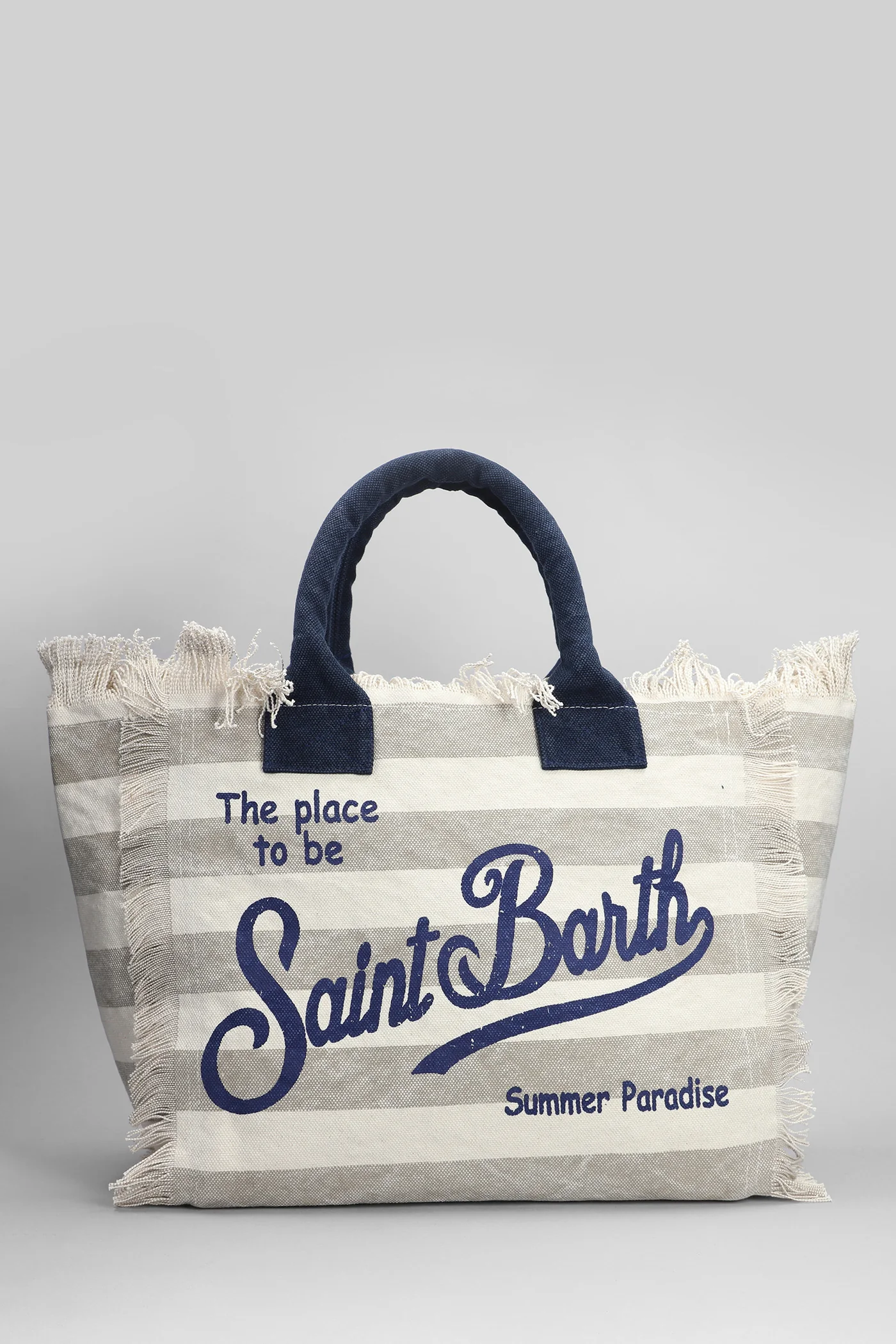 Vanity Tote in beige cotton
