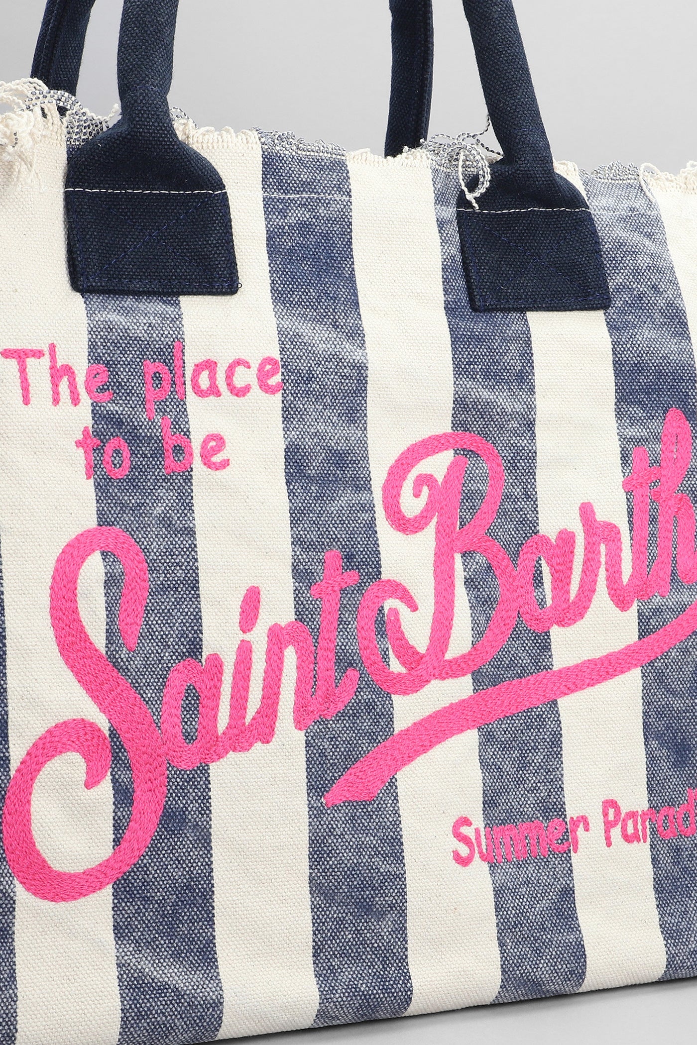 Vanity Tote in beige cotton - Image 4