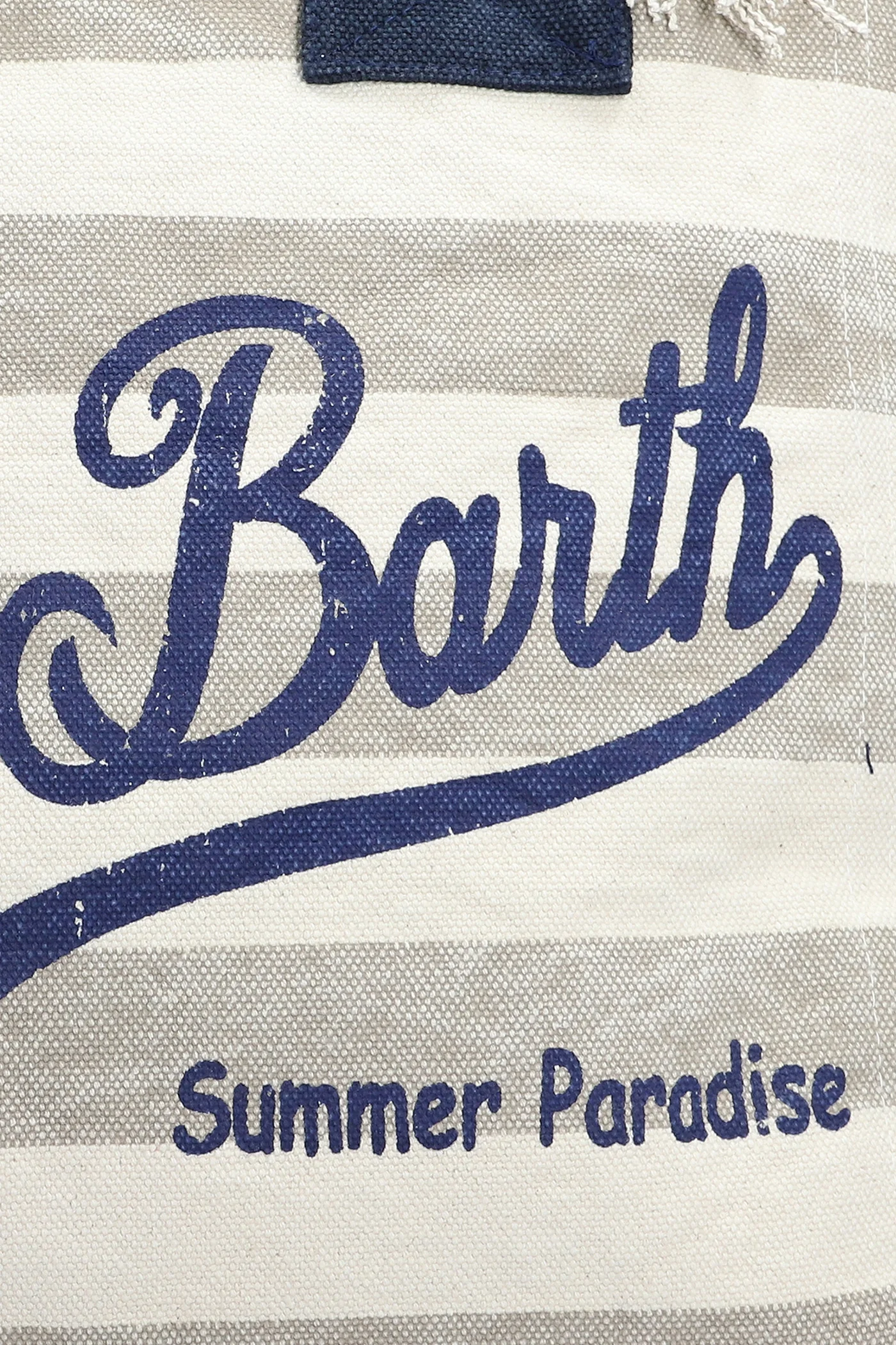 Vanity Tote in beige cotton - Image 4