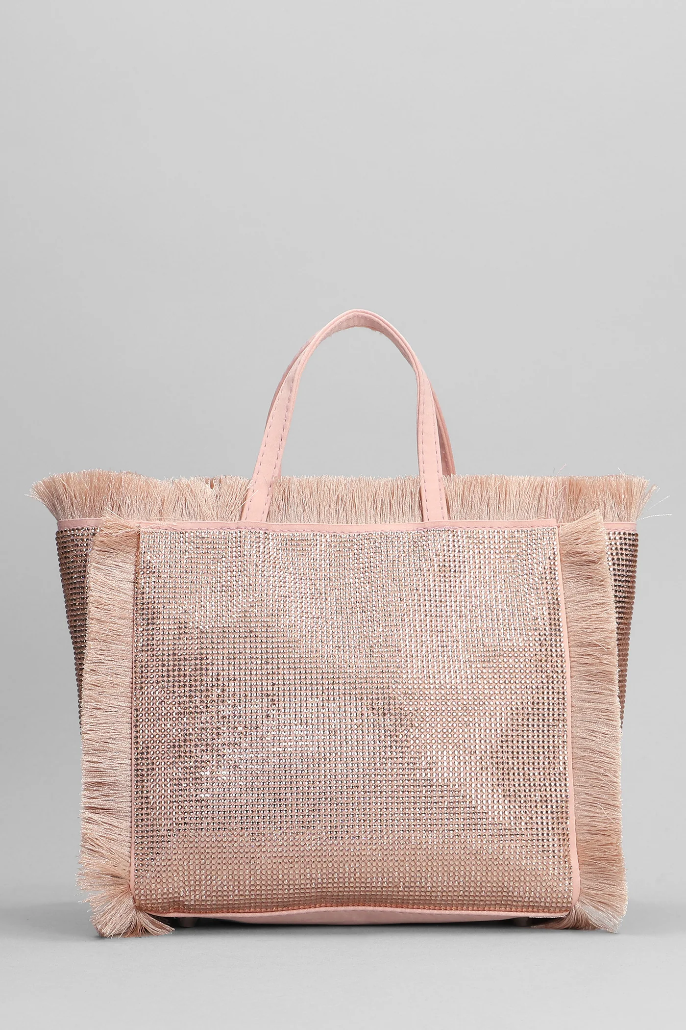 Vanity Tote in copper synthetic fibers - Image 3