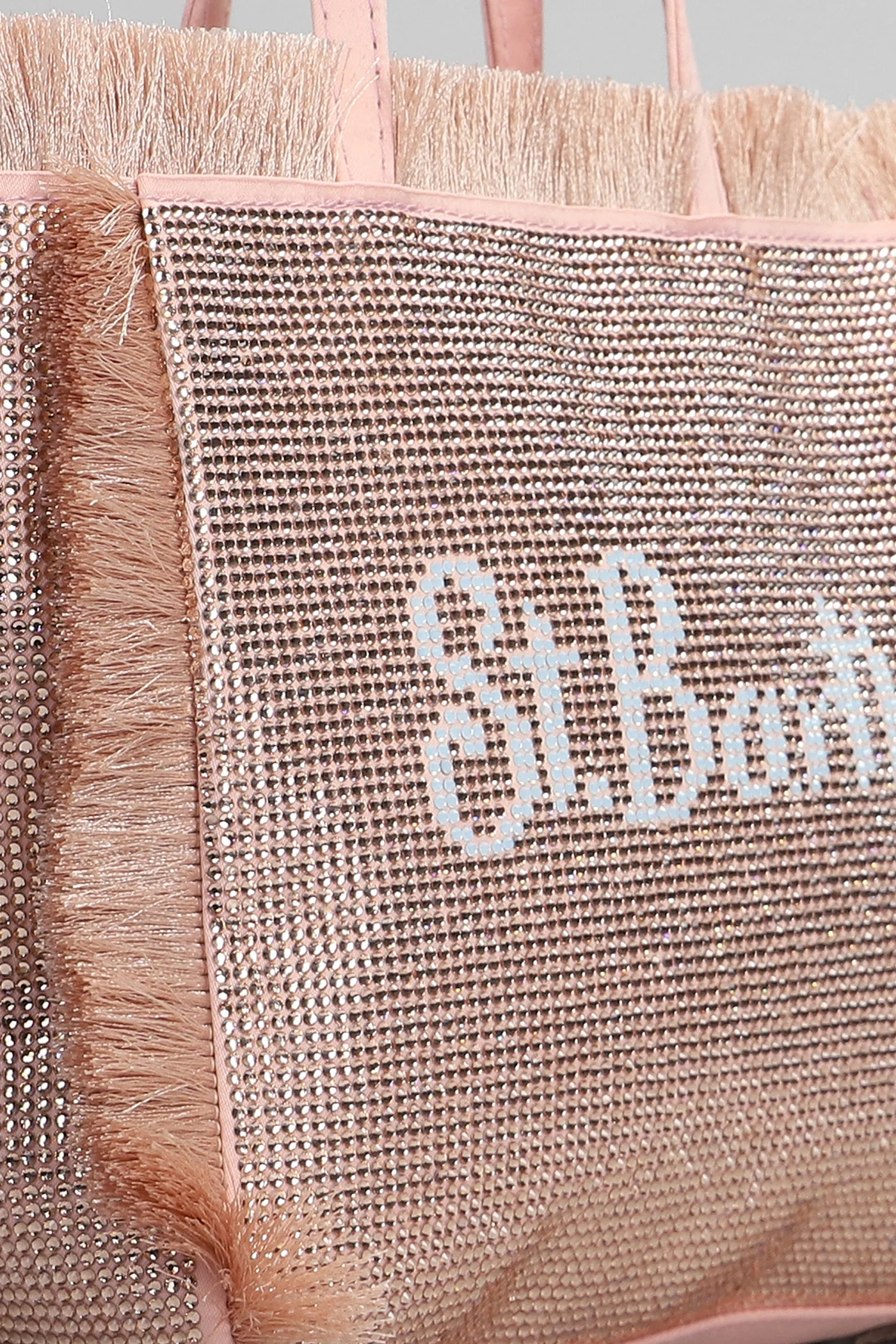 Vanity Tote in copper synthetic fibers - Image 4