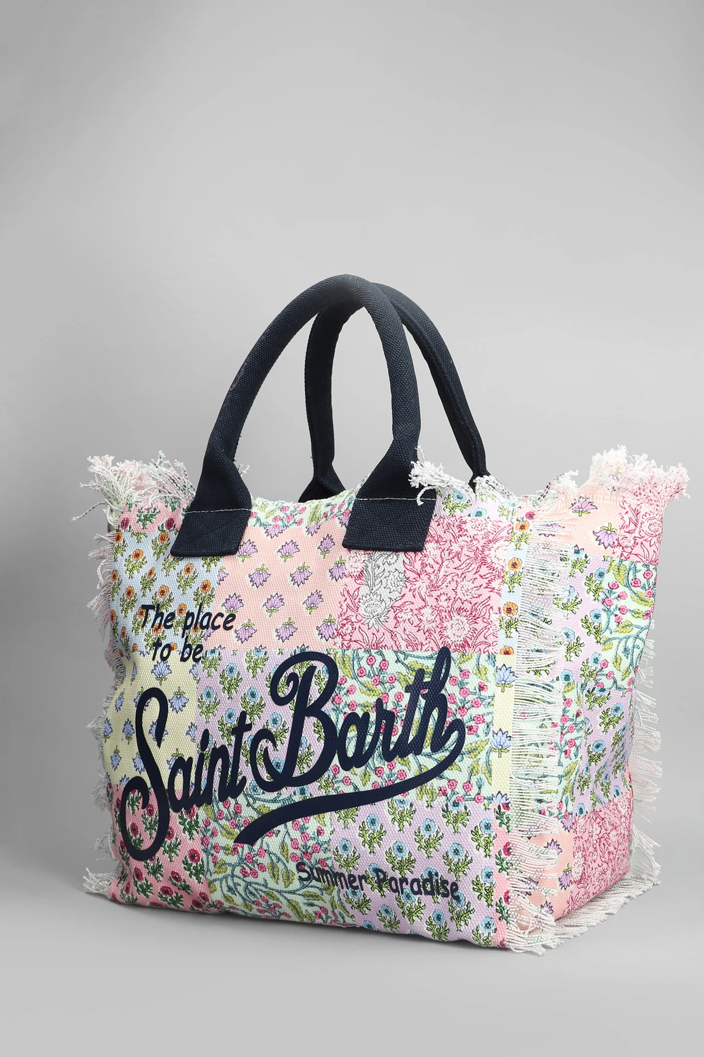 Vanity Tote in multicolor cotton - Image 2