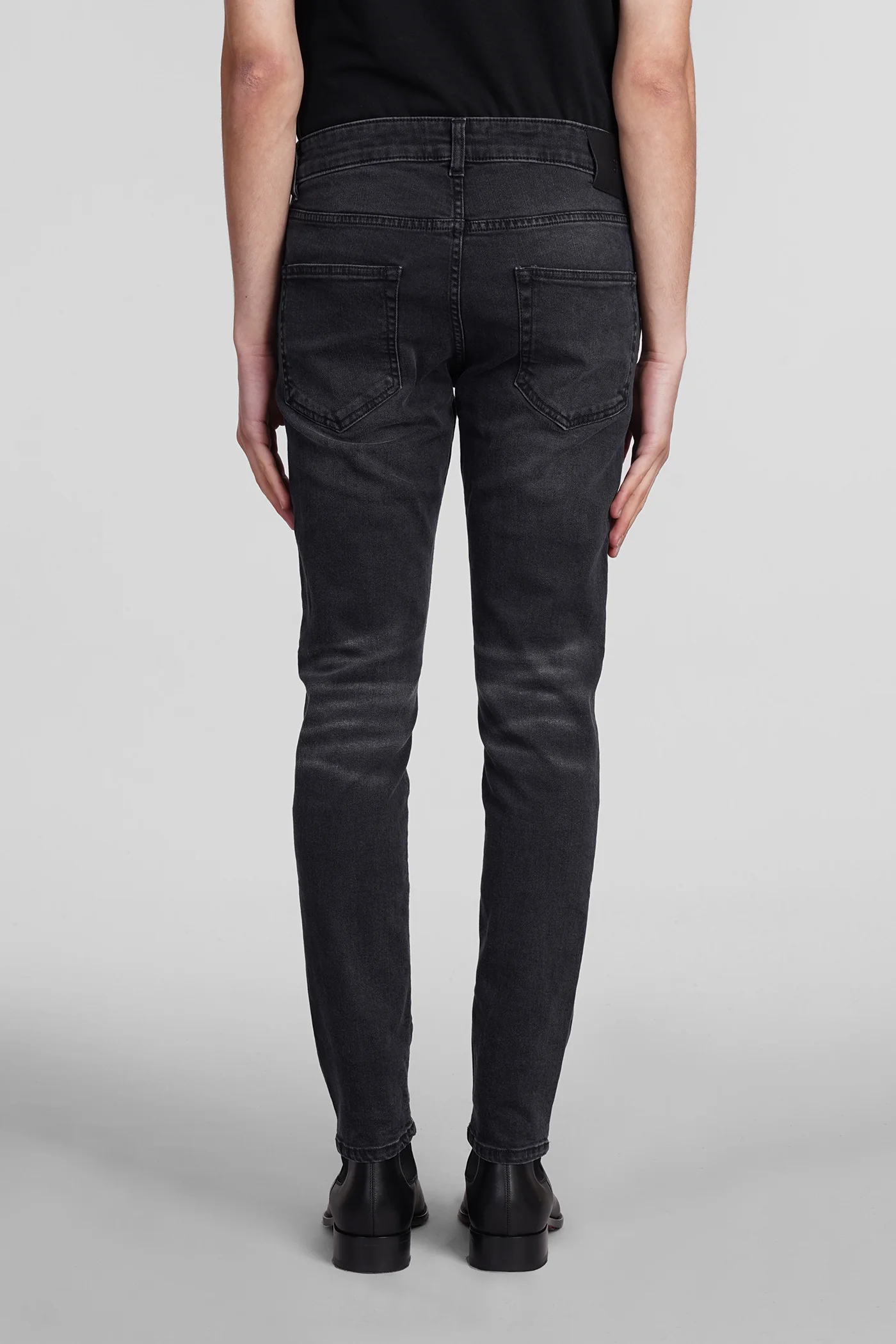 Jeans in black denim - Image 3