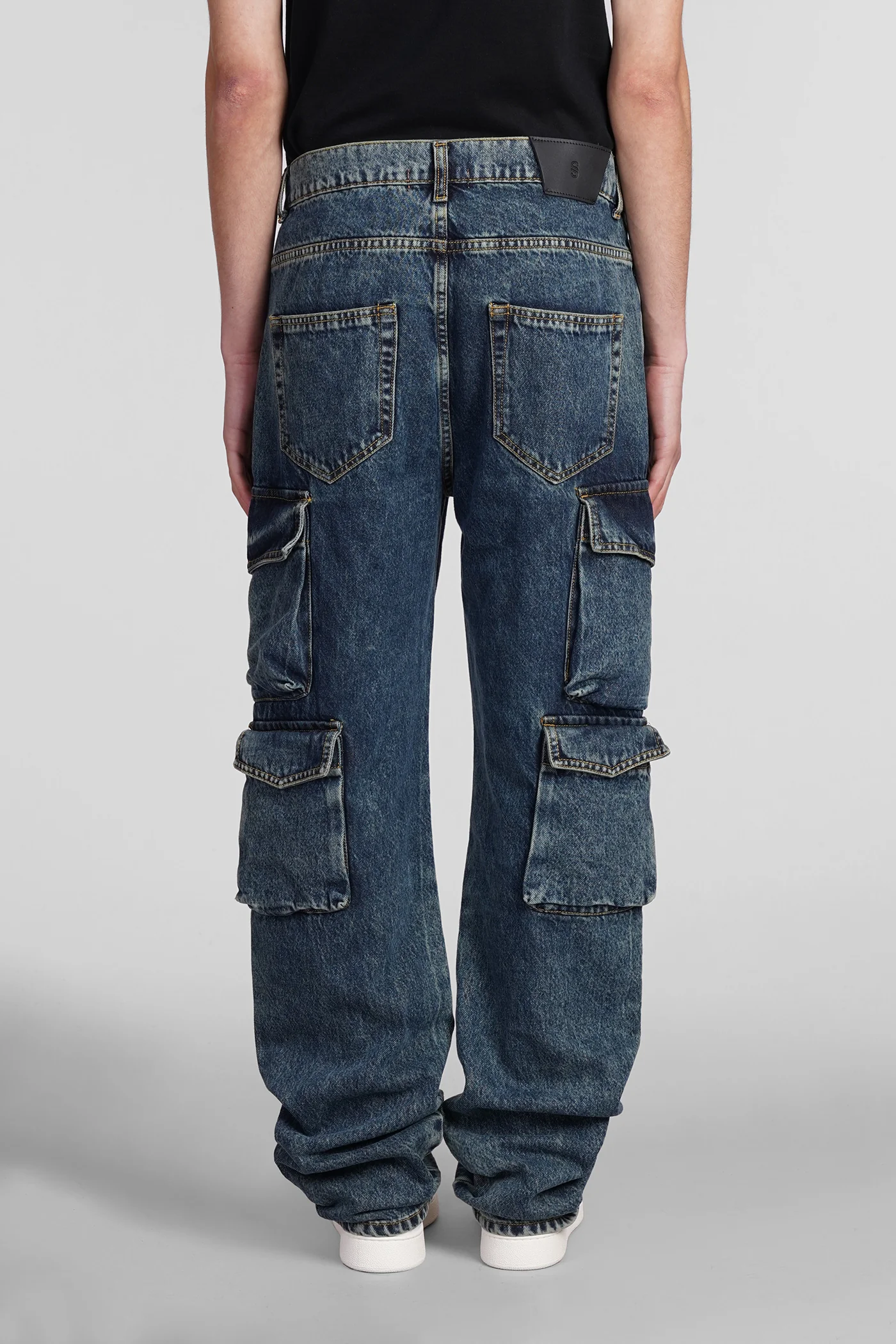 Jeans in blue cotton - Image 3