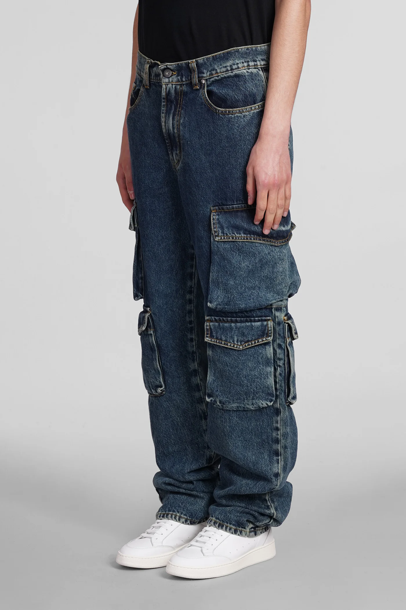 Jeans in blue cotton - Image 4