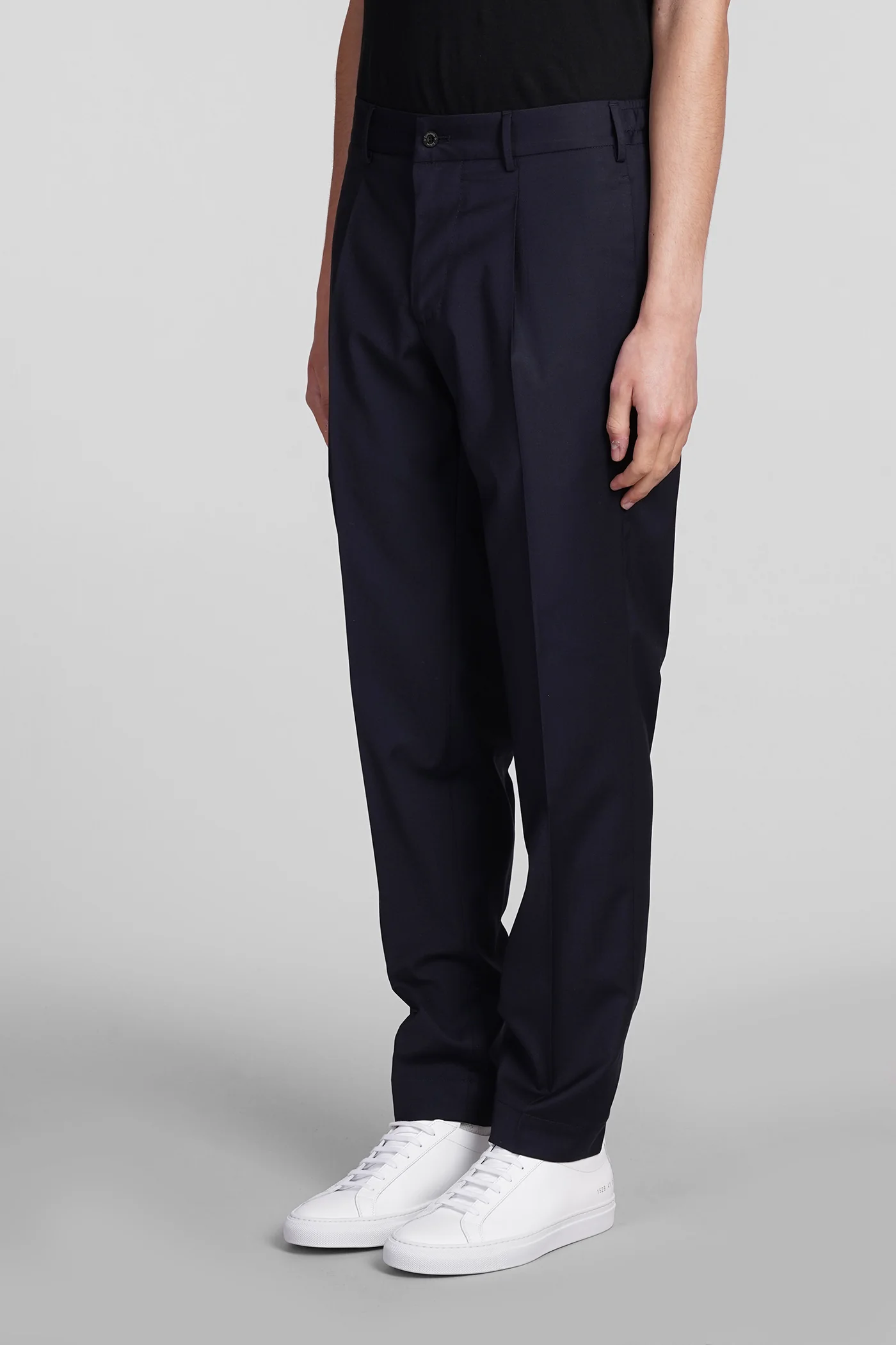 Pants in blue polyester - Image 4