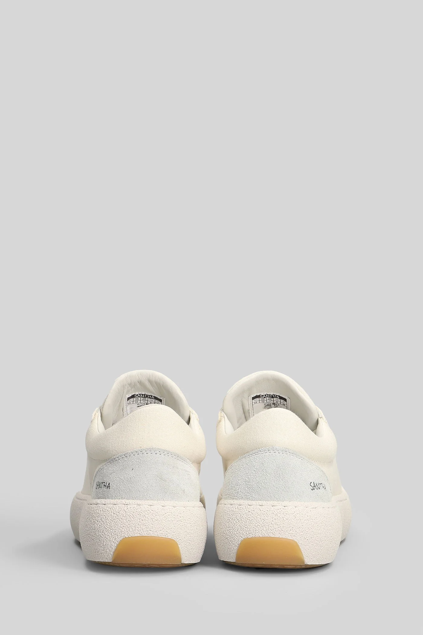 Kaouki Sneakers in white canvas - Image 4