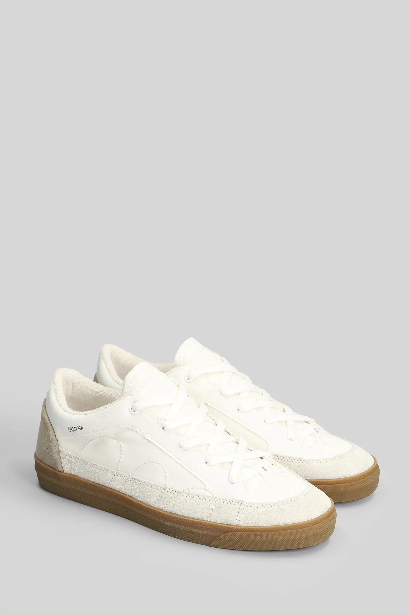 Love Cut Sneakers in white nylon - Image 2