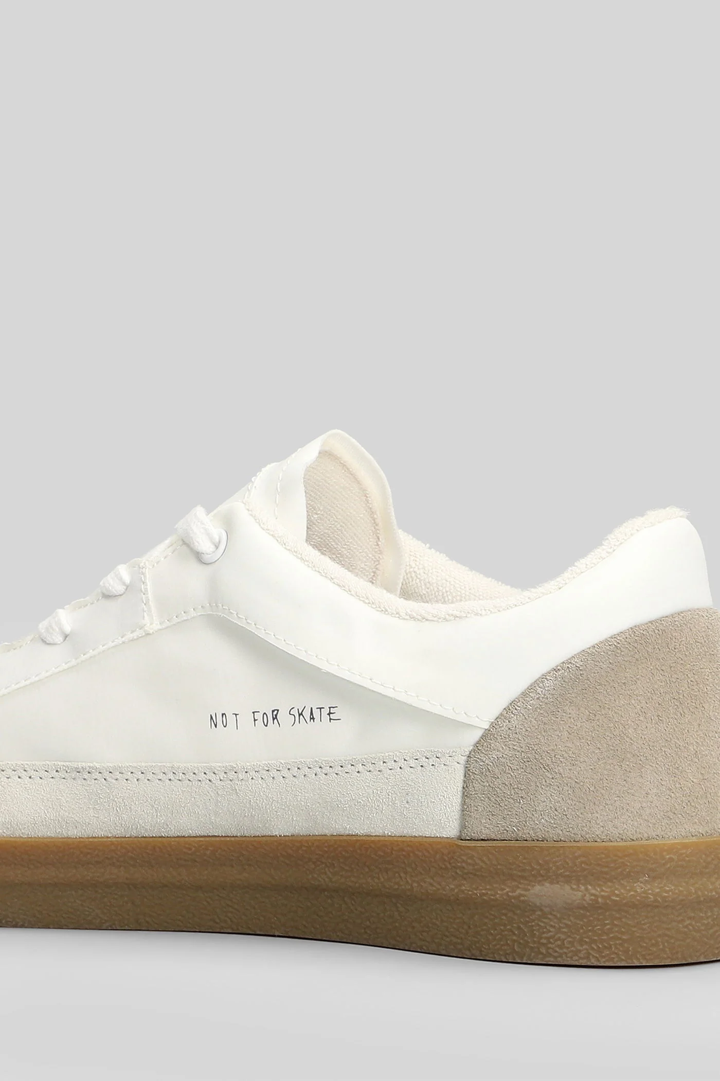 Love Cut Sneakers in white nylon - Image 5