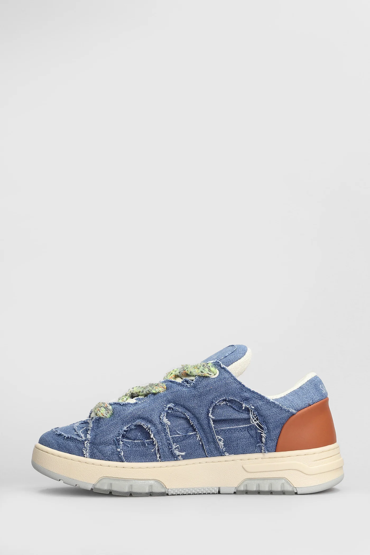 Santha 1 Sneakers in blue denim - Image 3