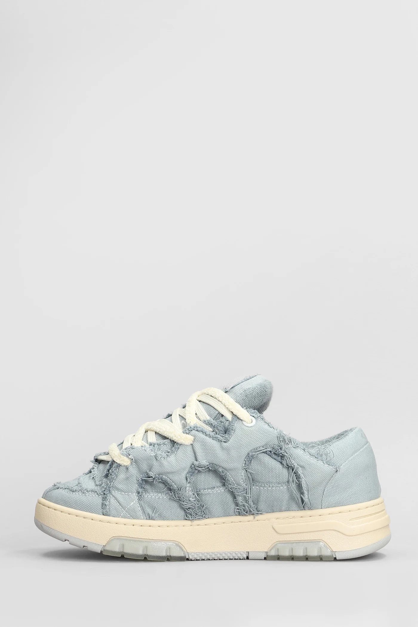 Santha 1 Sneakers in cyan canvas - Image 3