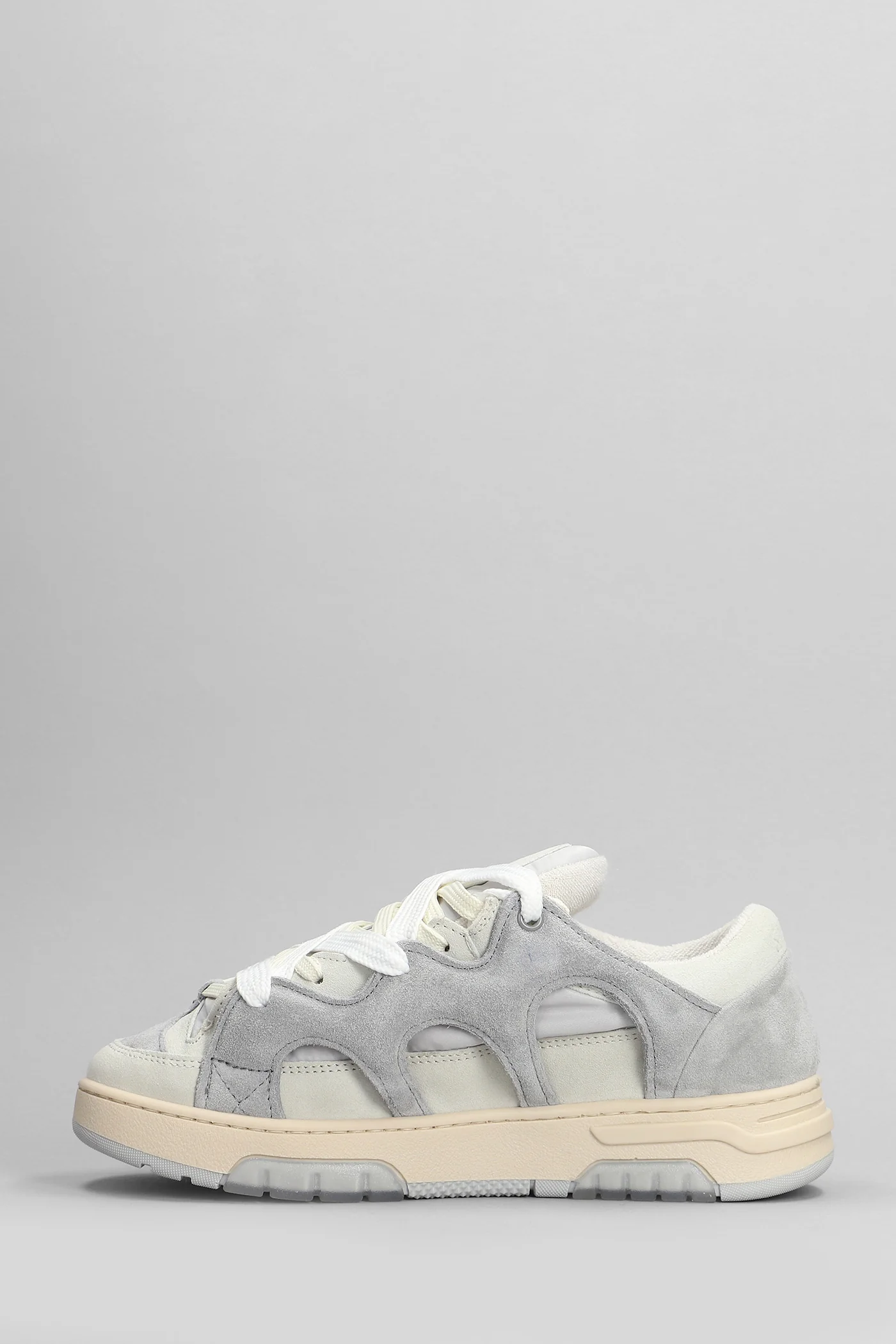 Santha 1 Sneakers in grey Suede and fabric - Image 3