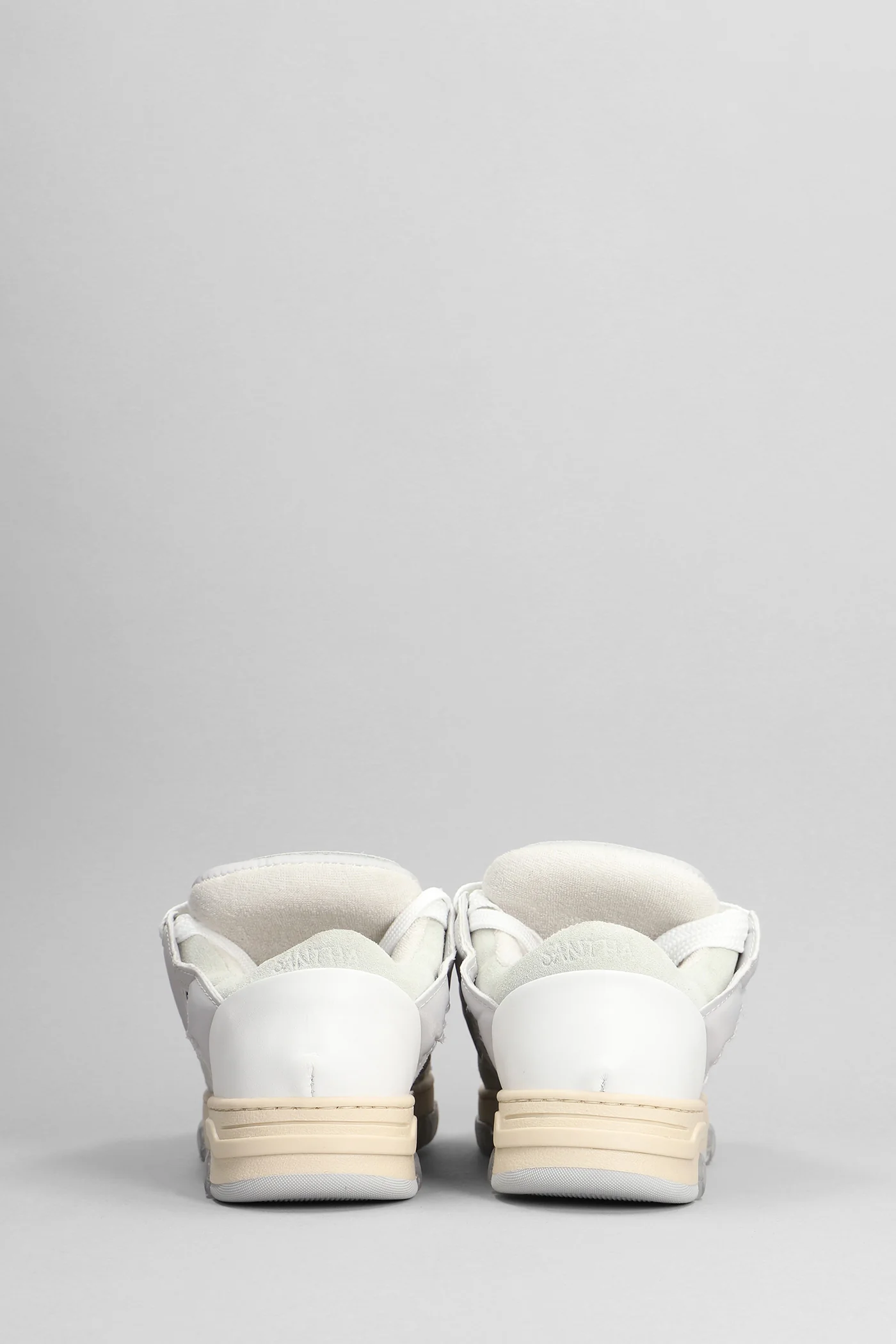 Santha 1 Sneakers in grey suede and leather - Image 4