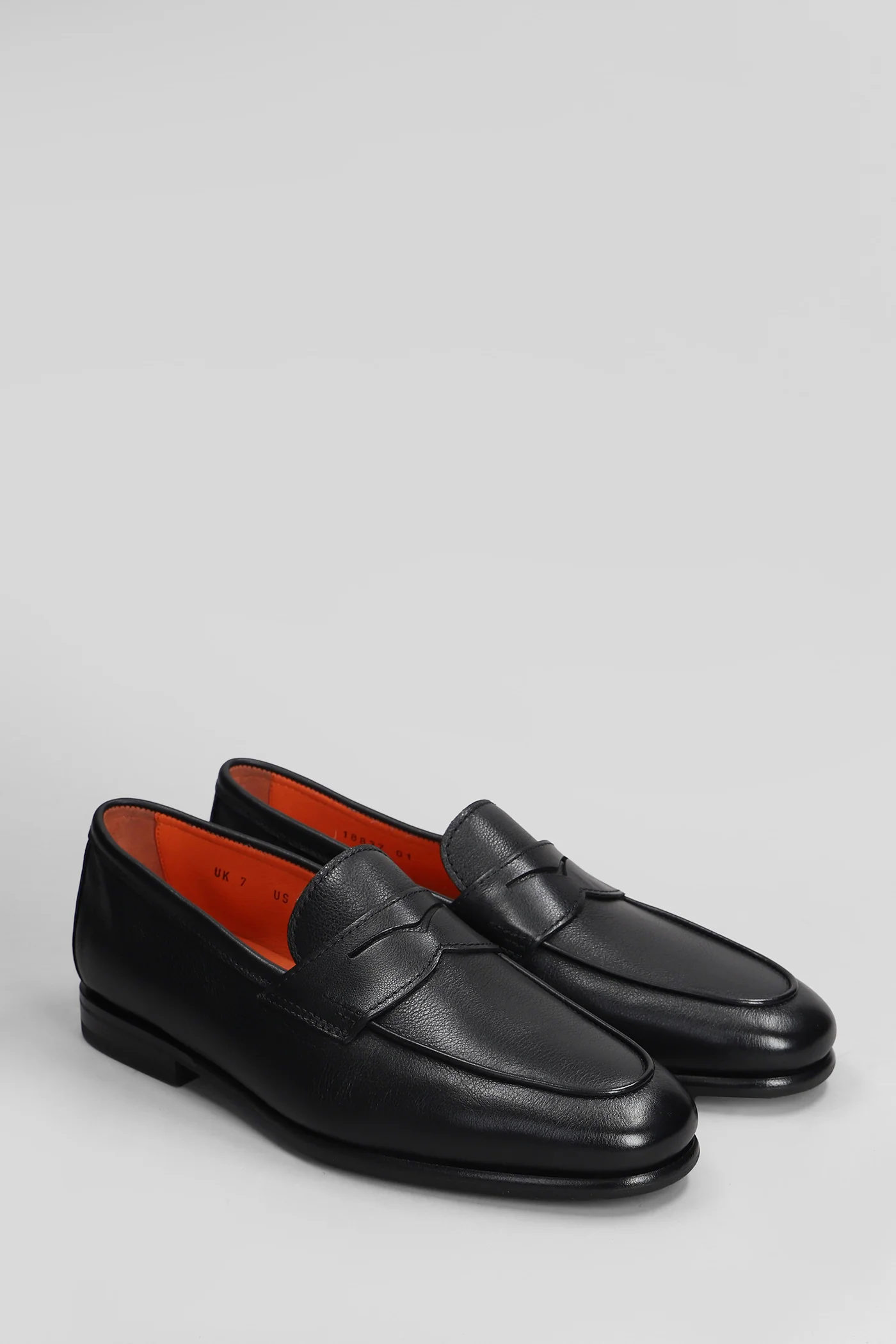 Carlos Loafers in black leather - Image 2