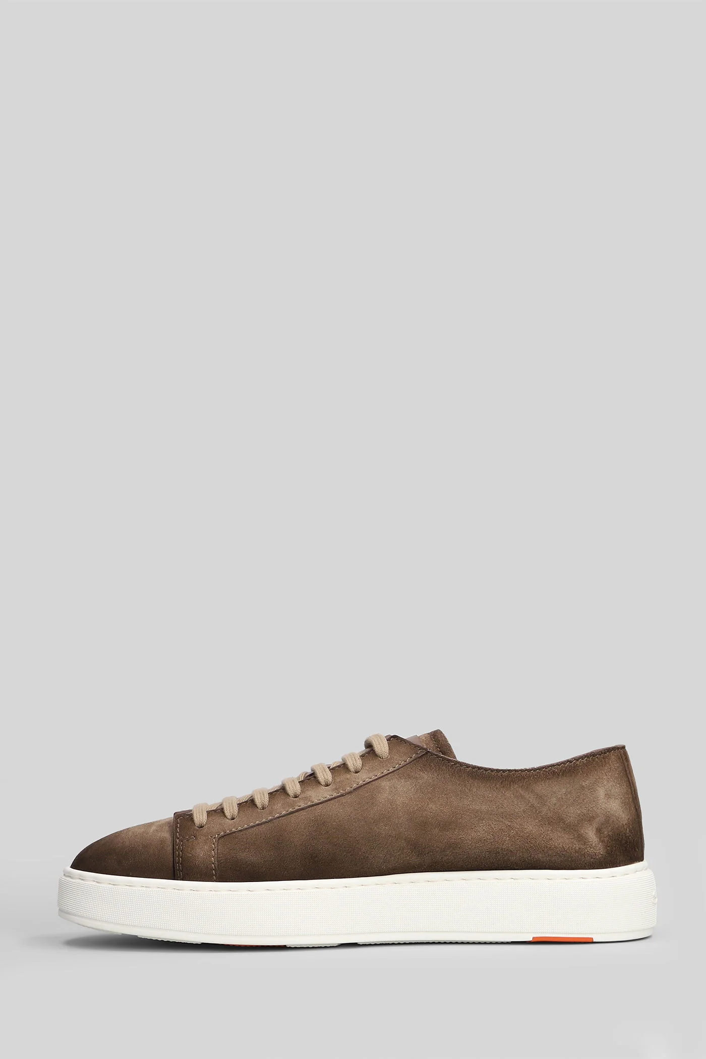 Damps Sneakers in brown suede - Image 3