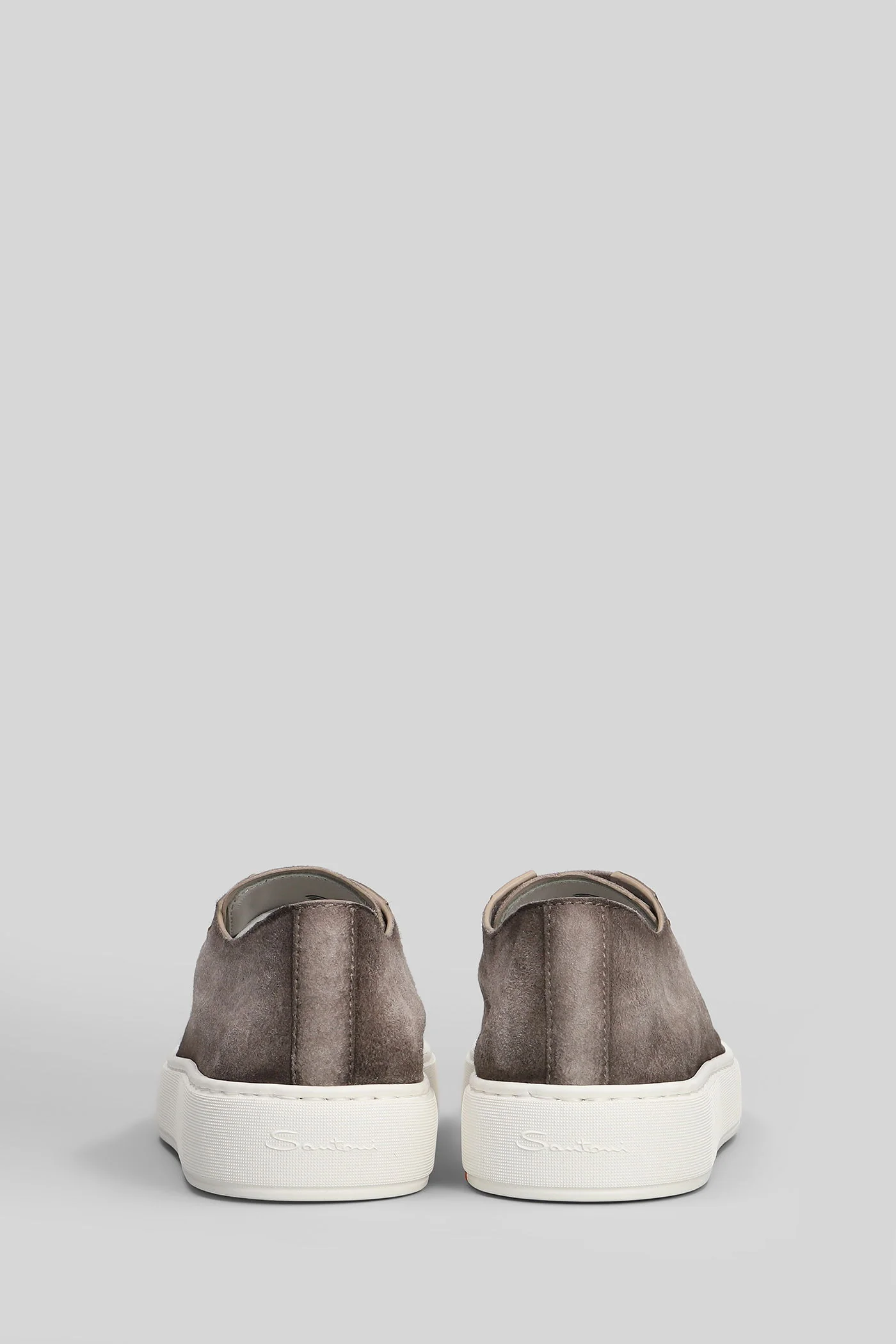 Damps Sneakers in grey suede - Image 4