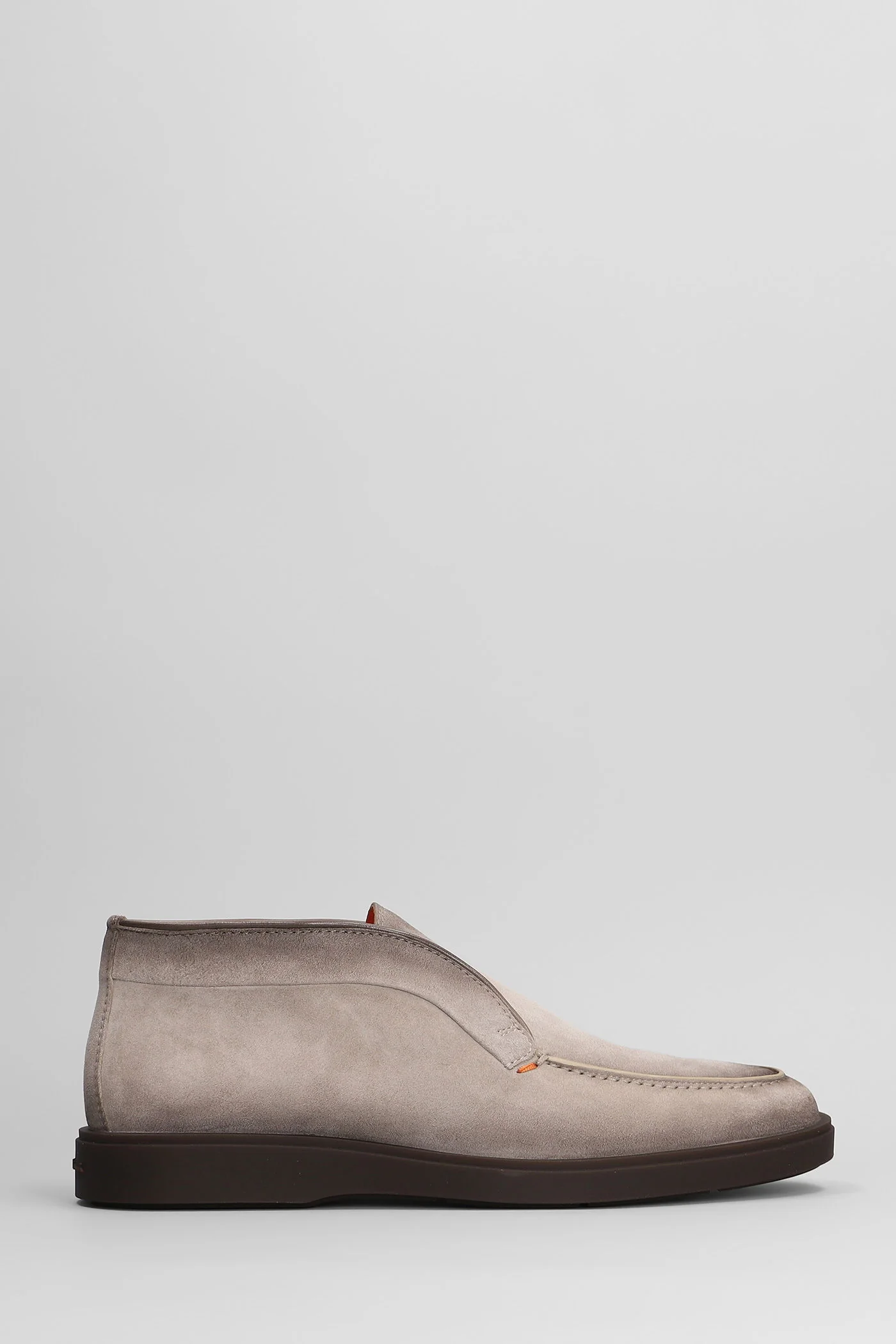 Dragon Loafers in grey suede