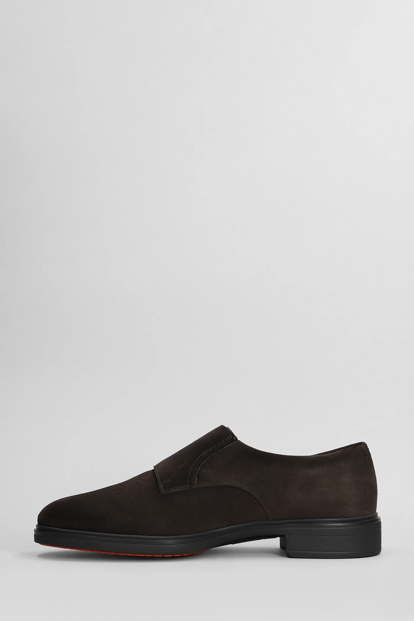 Easy onm gext50 Lace up shoes in brown suede - Image 3