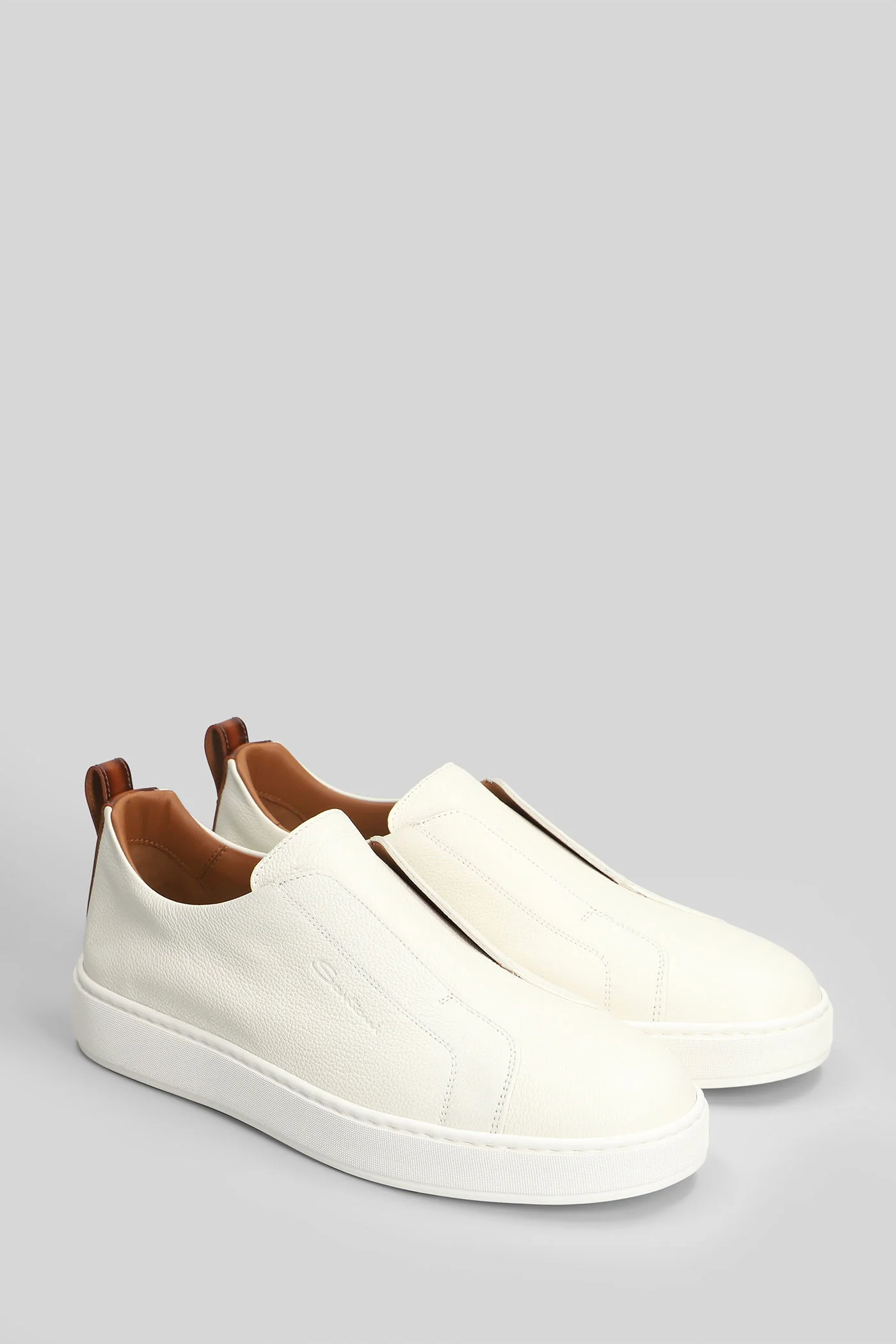 Victory Sneakers in white leather - Image 2