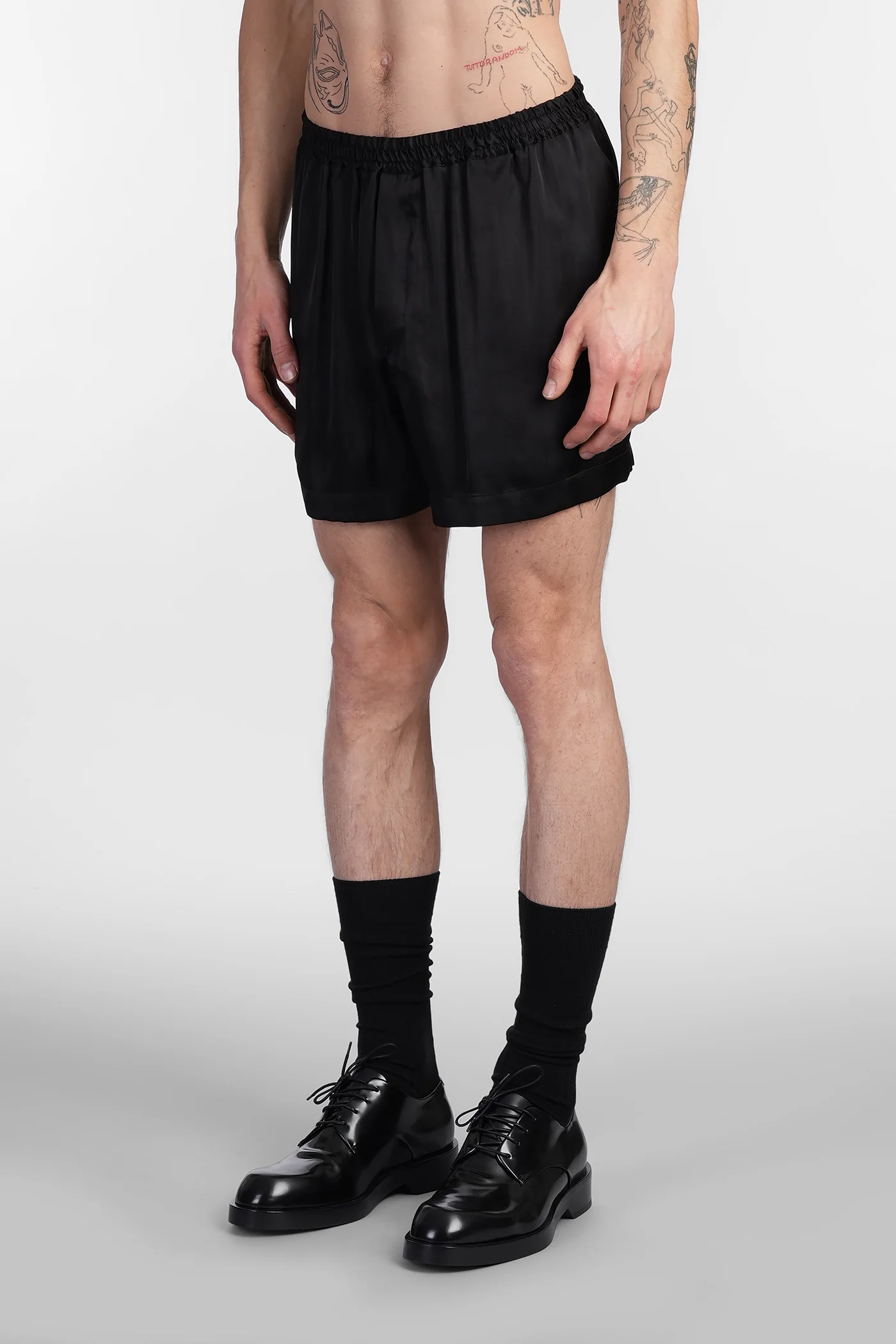 N 42 Shorts in black Triacetate - Image 4