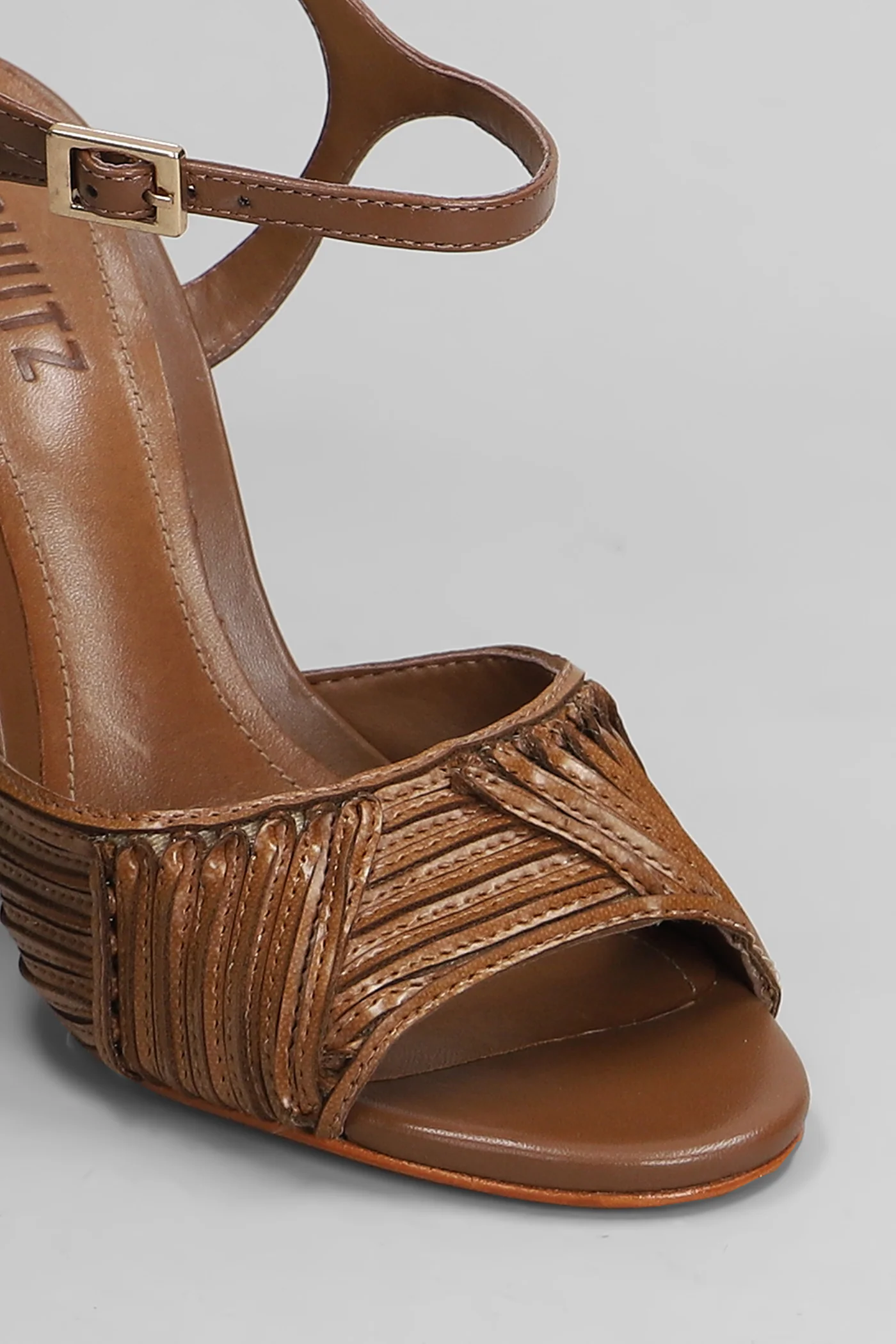 Lupita Sandals in brown leather - Image 5