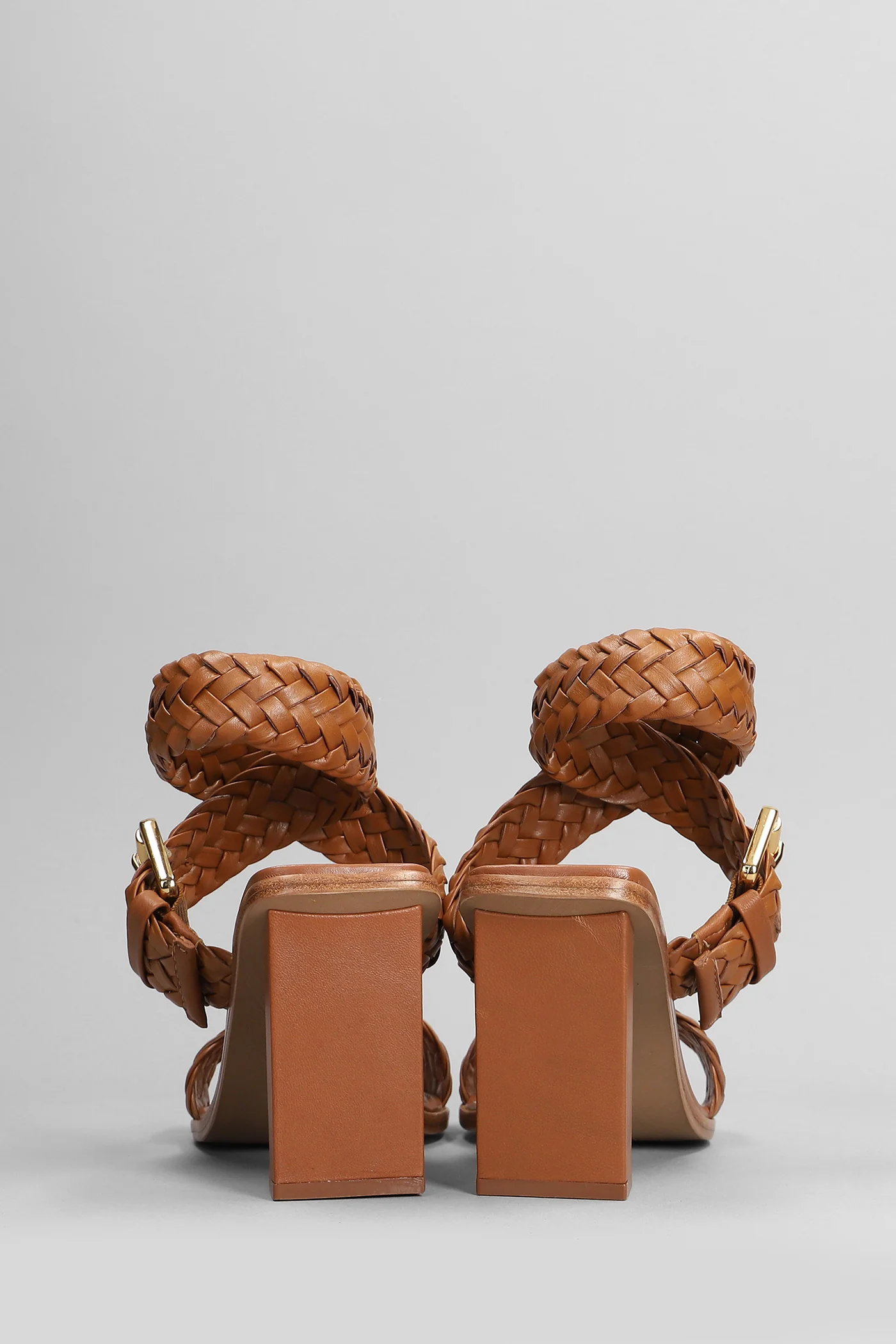 Sandals in leather color leather - Image 4