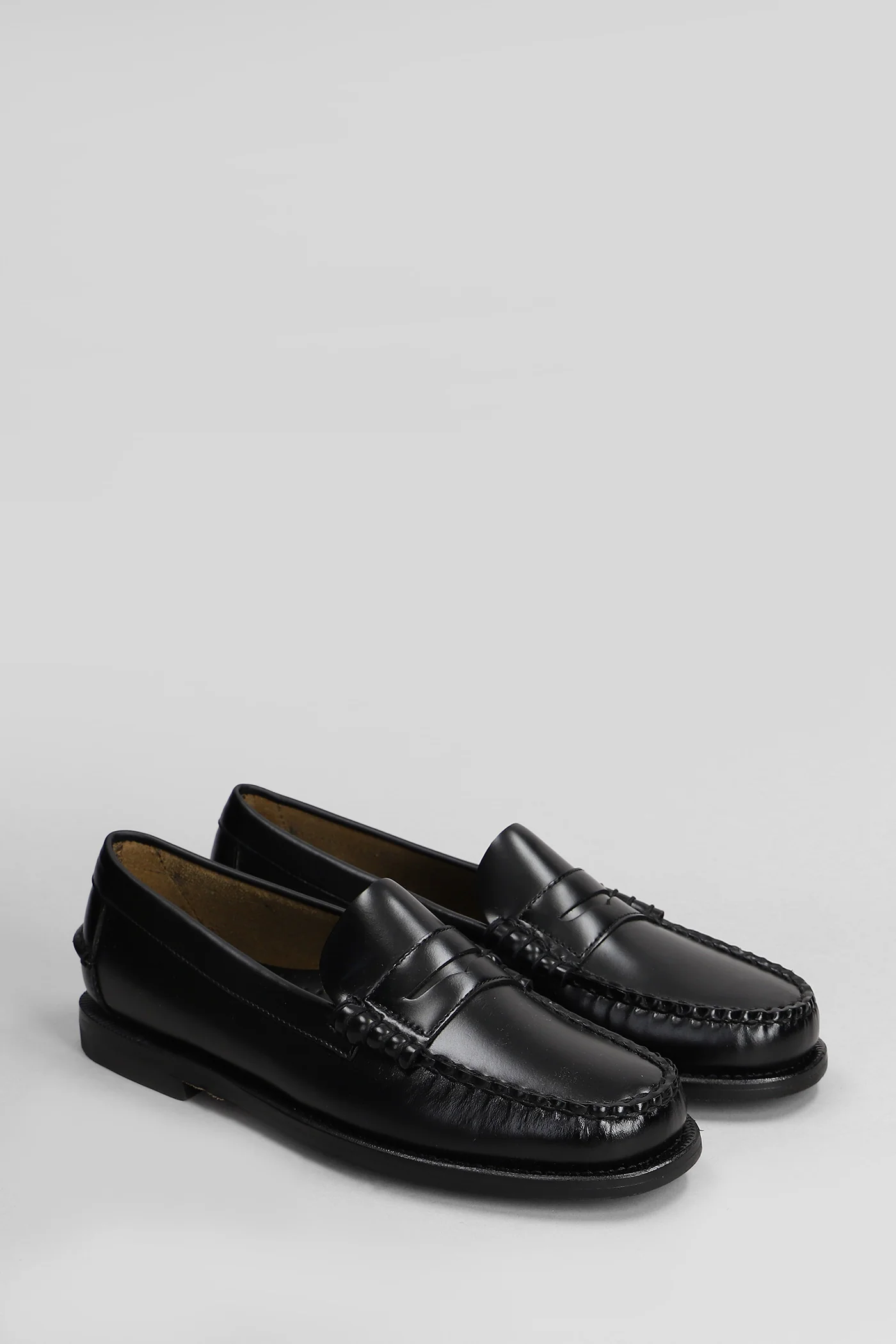 Classic dan Loafers in black leather - Image 2
