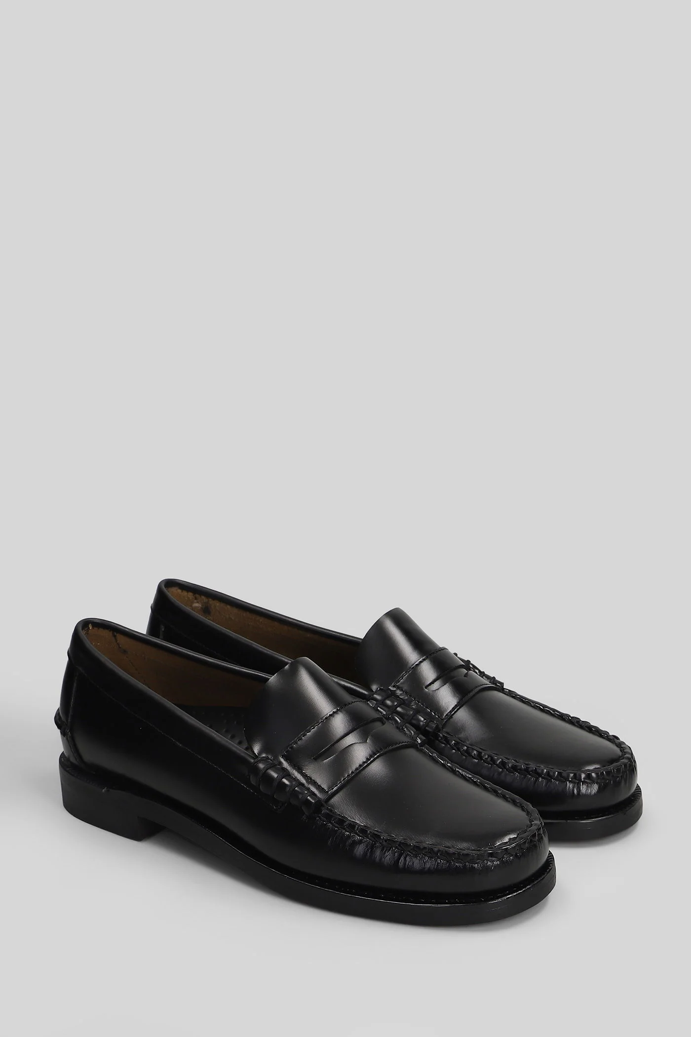 Classic dan Loafers in black leather - Image 2