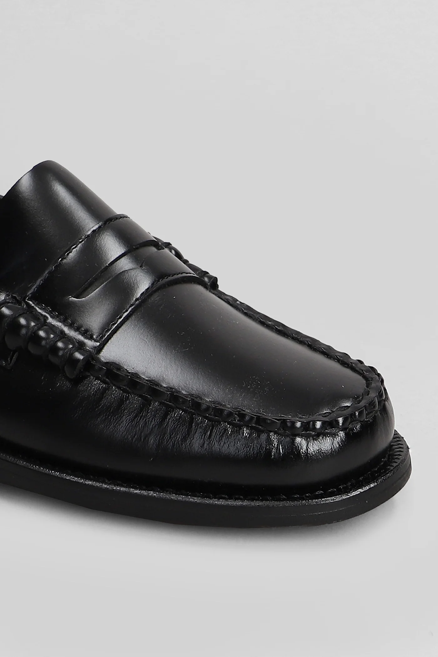 Classic dan Loafers in black leather - Image 5
