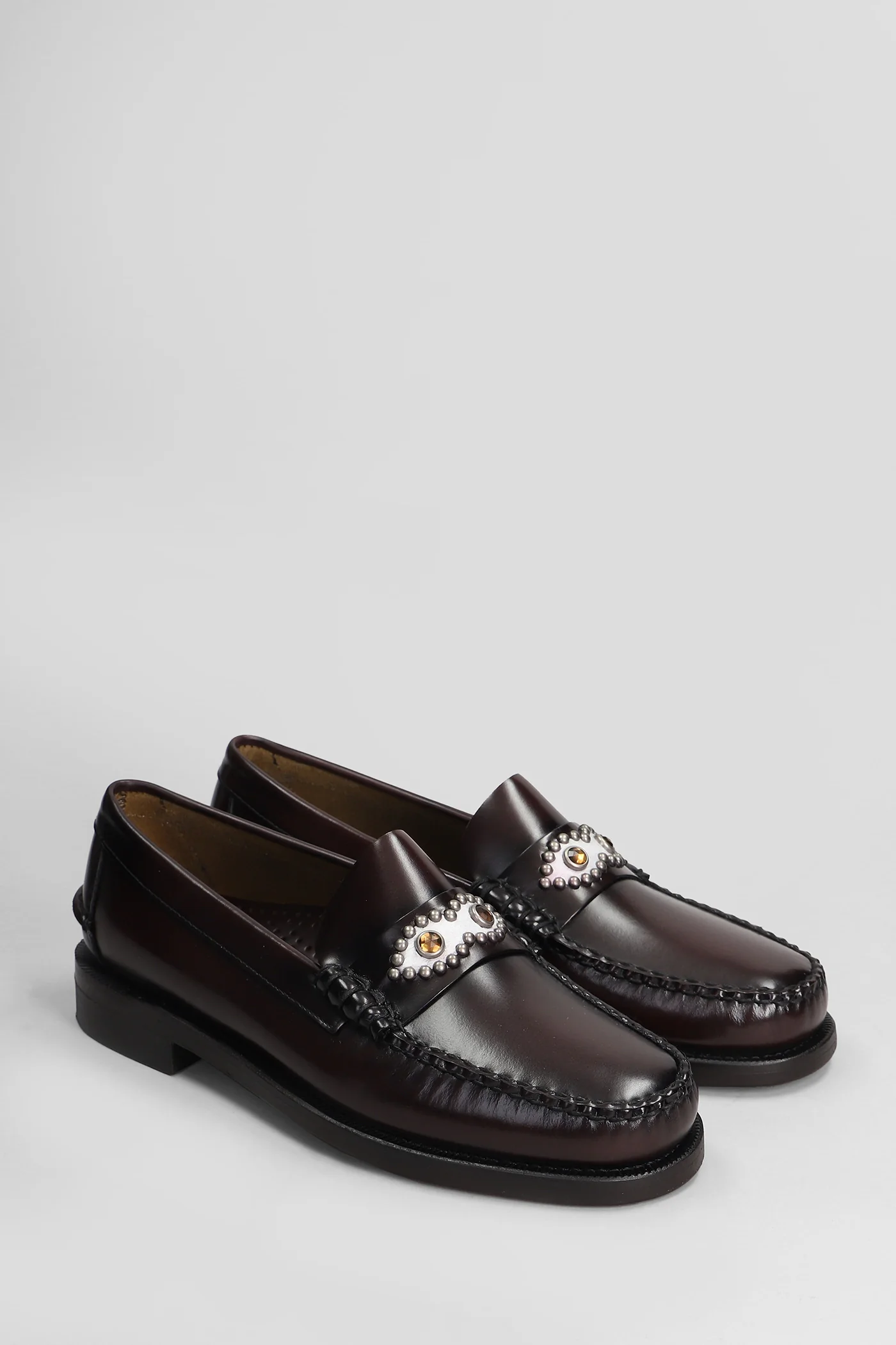 Classic dan eyes Loafers in brown leather - Image 2