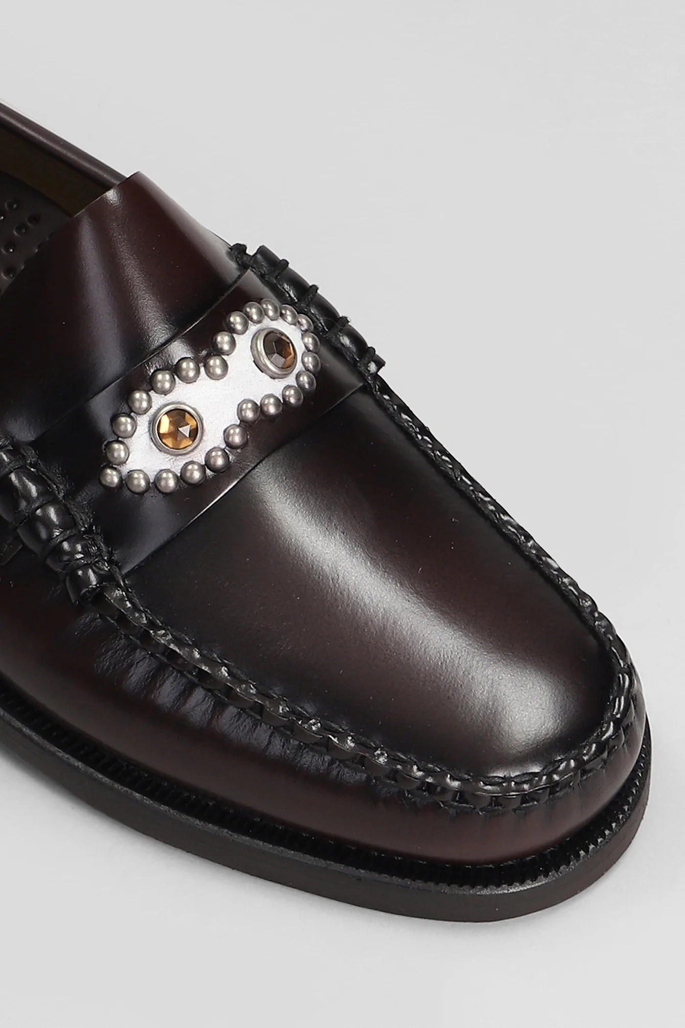 Classic dan eyes Loafers in brown leather - Image 5