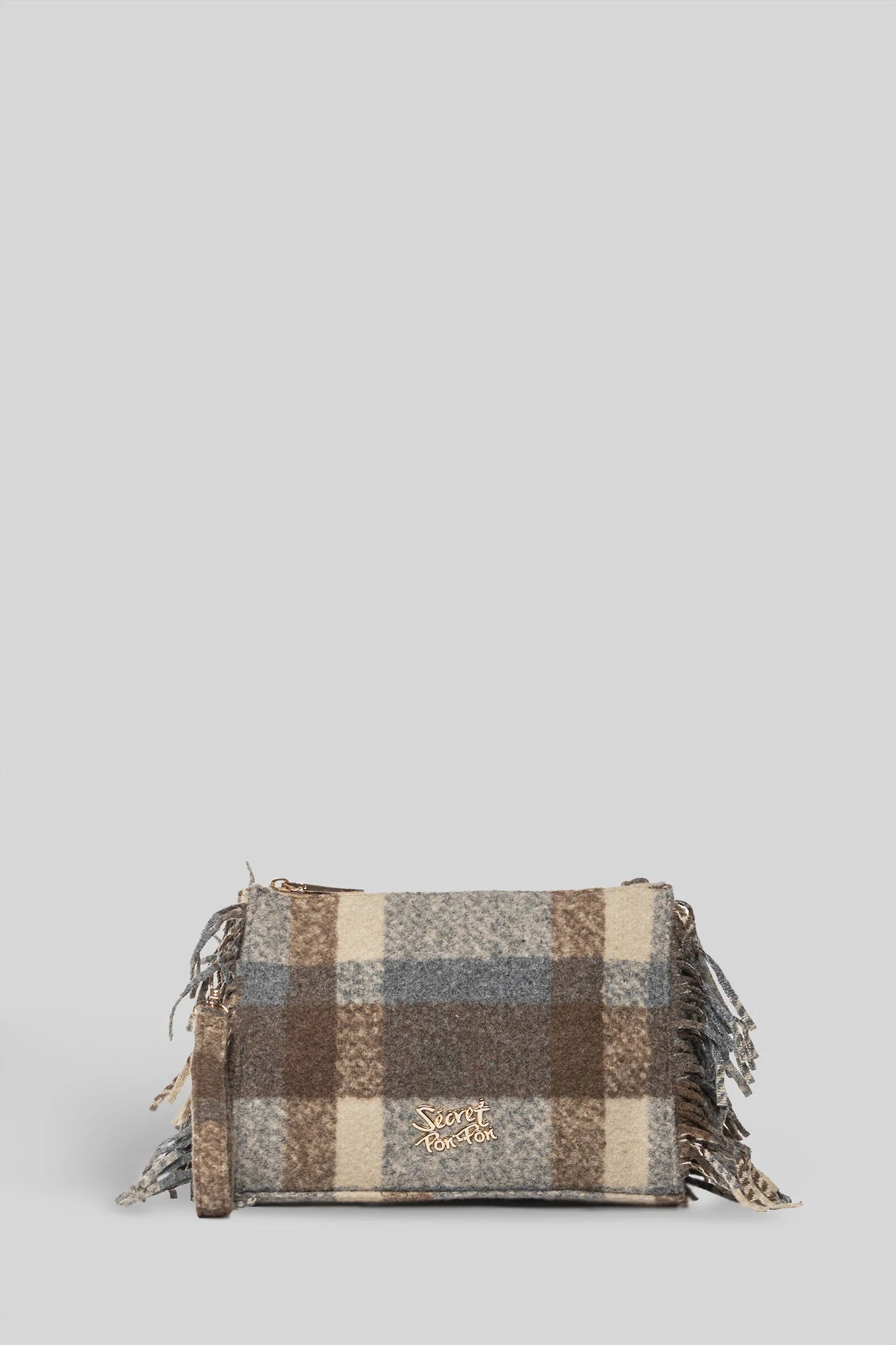 Isabella clutch Shoulder bag in leather color polyester