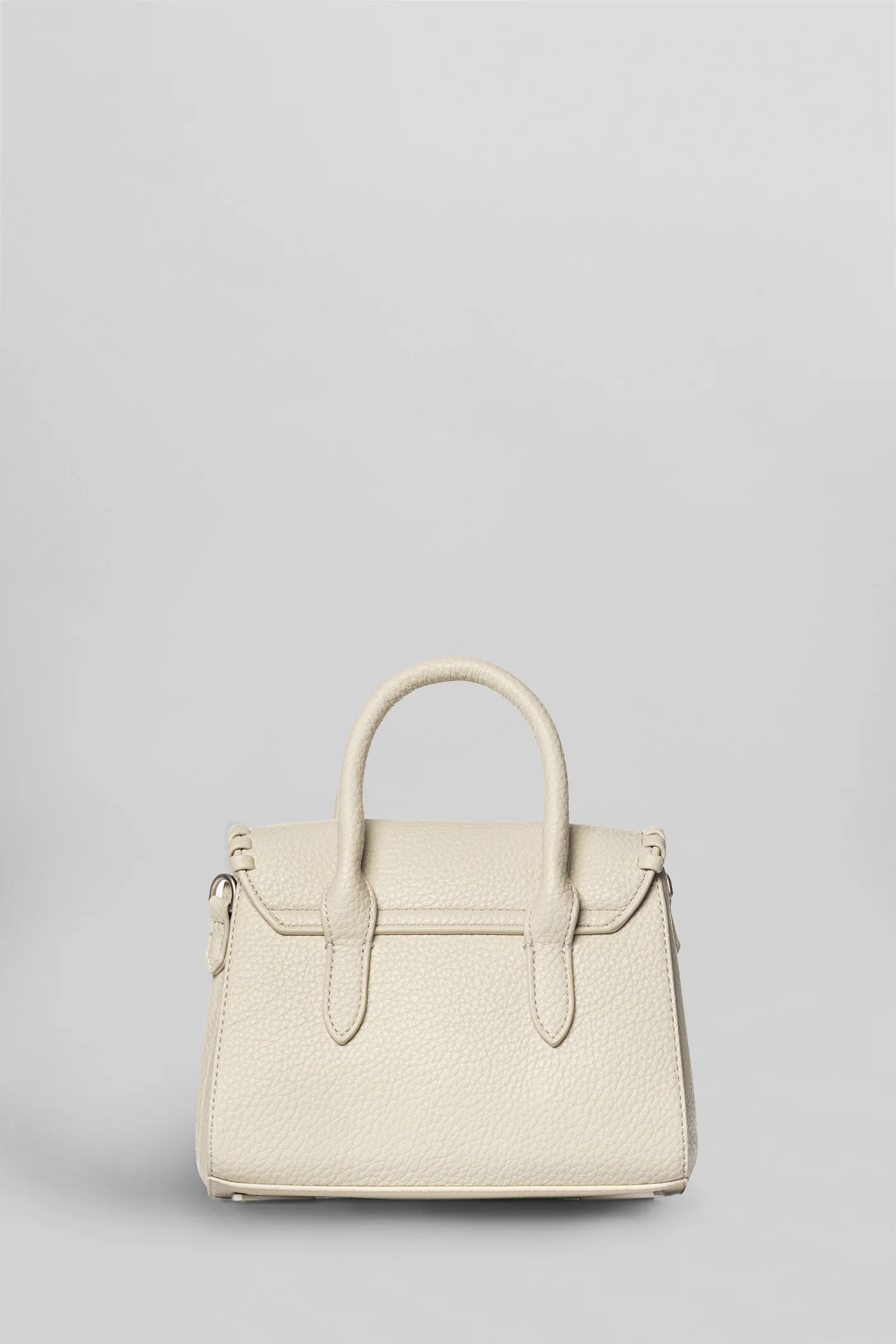 Laya xsmall Hand bag in white leather - Image 3