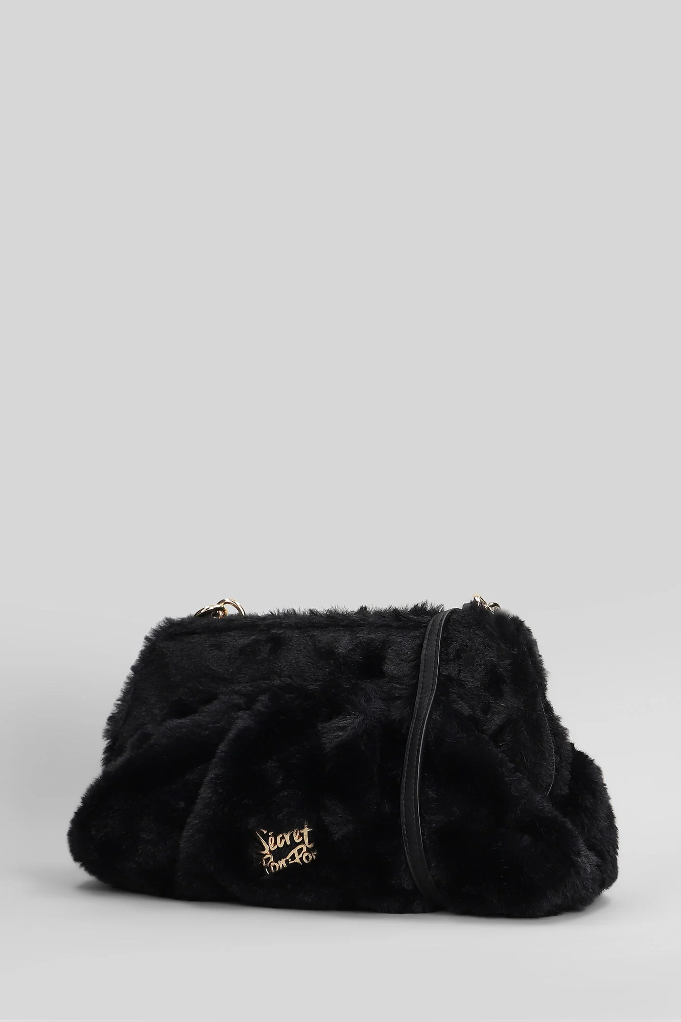 Margaret fur medium Shoulder bag in black Polyuretan - Image 2